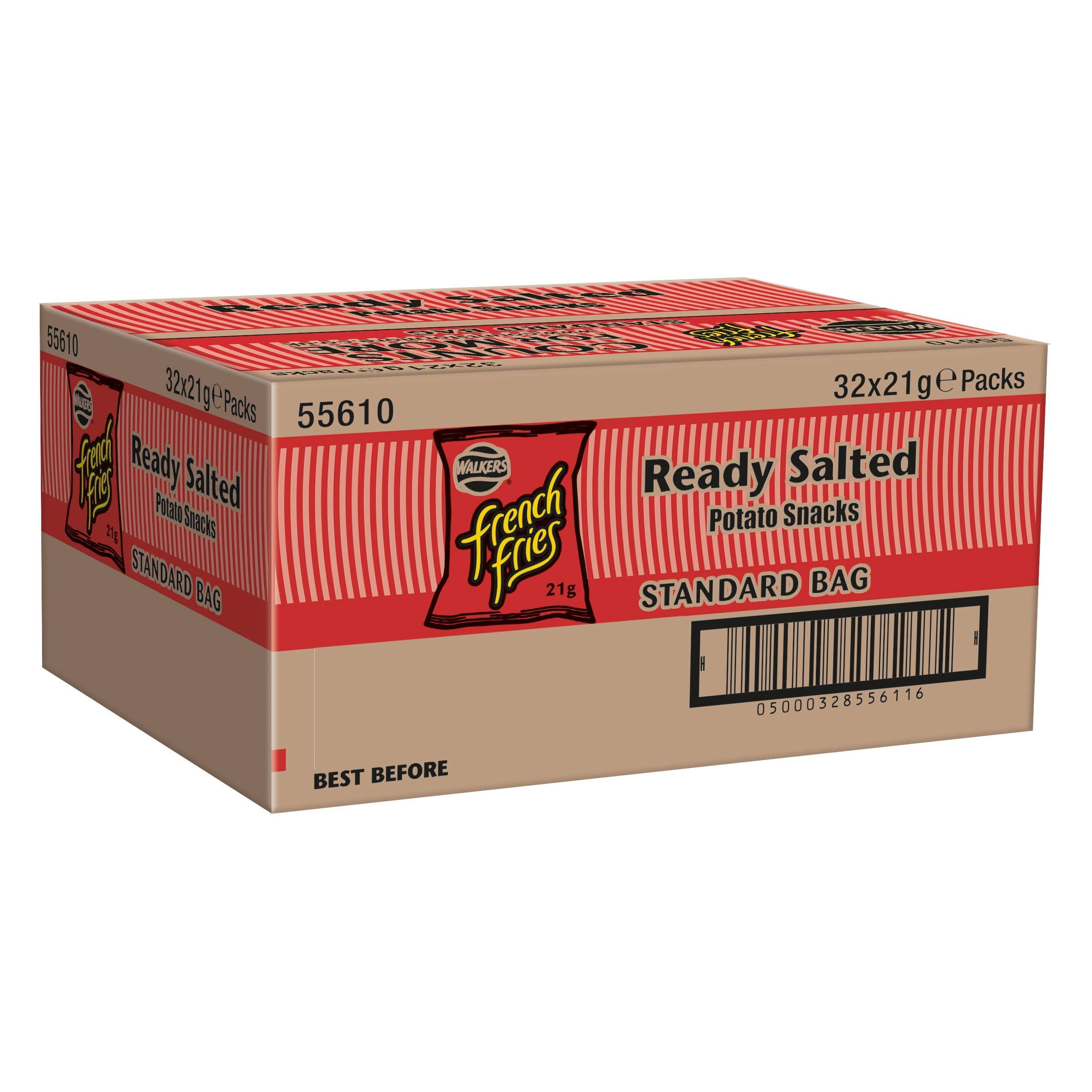 Walkers French Fries Ready Salted Crisps 21g (Case of 32) 3