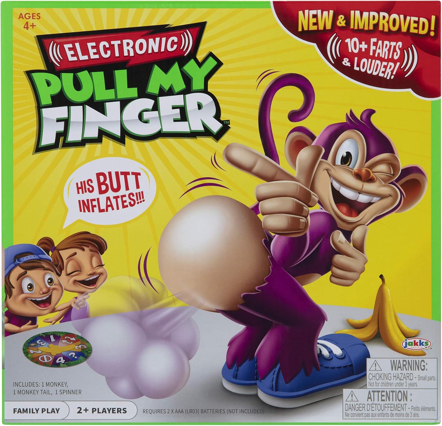 Pull My Finger Mr Buster's Electronic Farting Game - Board Game