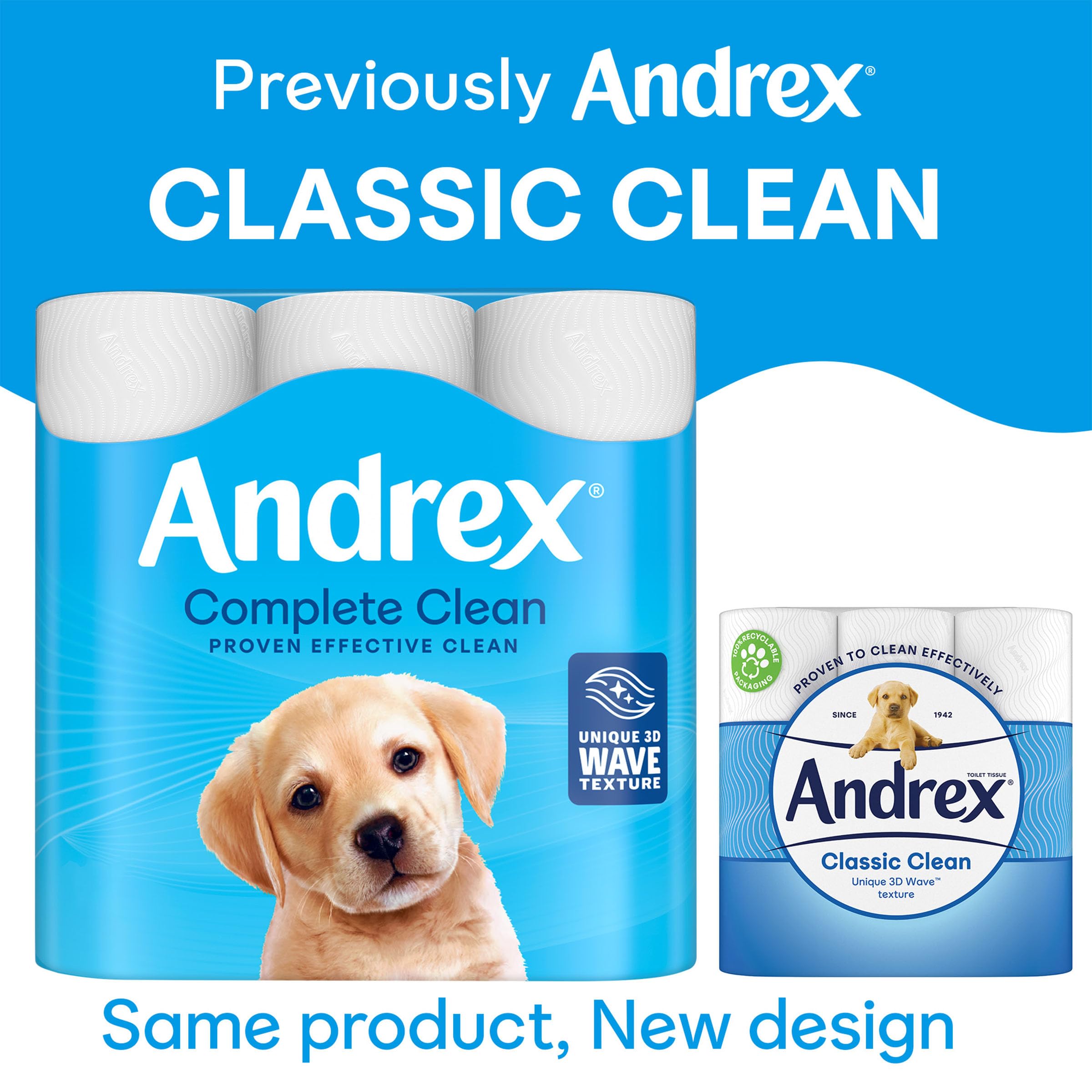 Andrex Complete Clean Toilet Roll - 9 Rolls 5