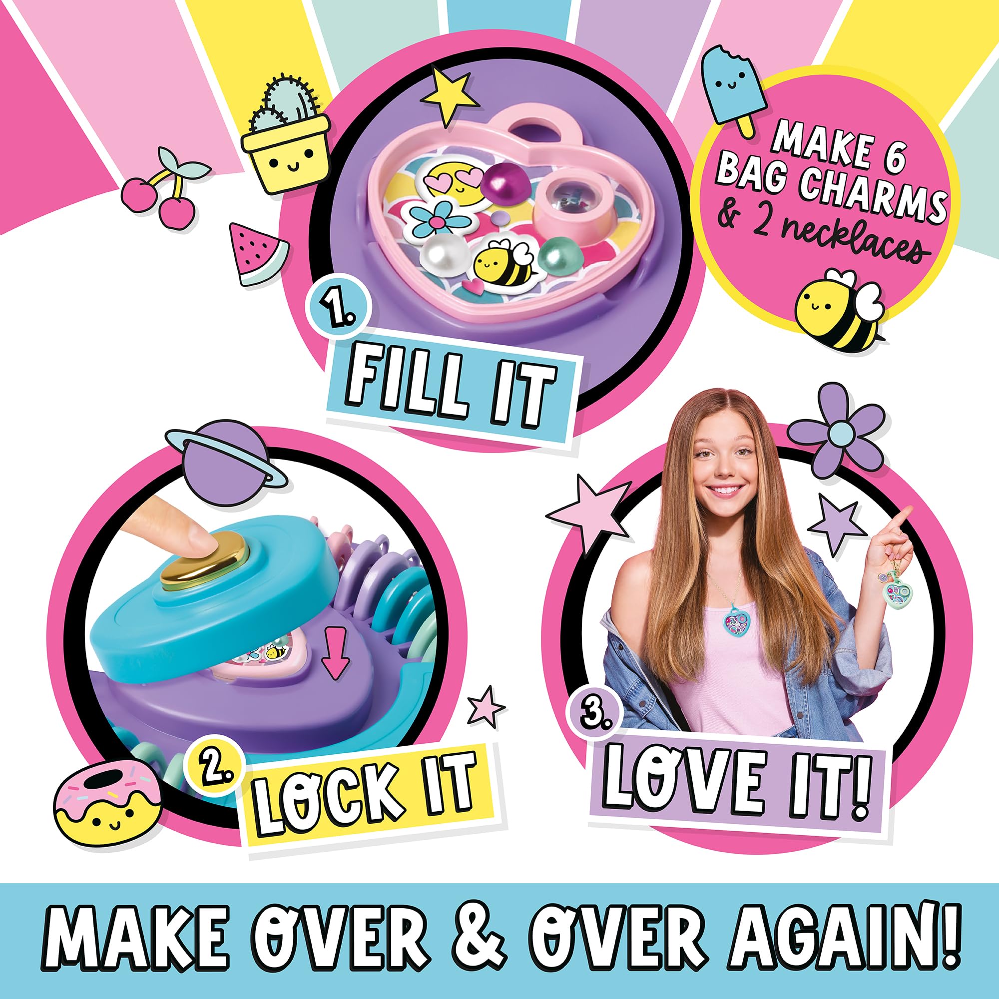 John Adams Lockitz Luxury Studio - Arts & Crafts Jewellery Making Kit for Kids Ages 6-12