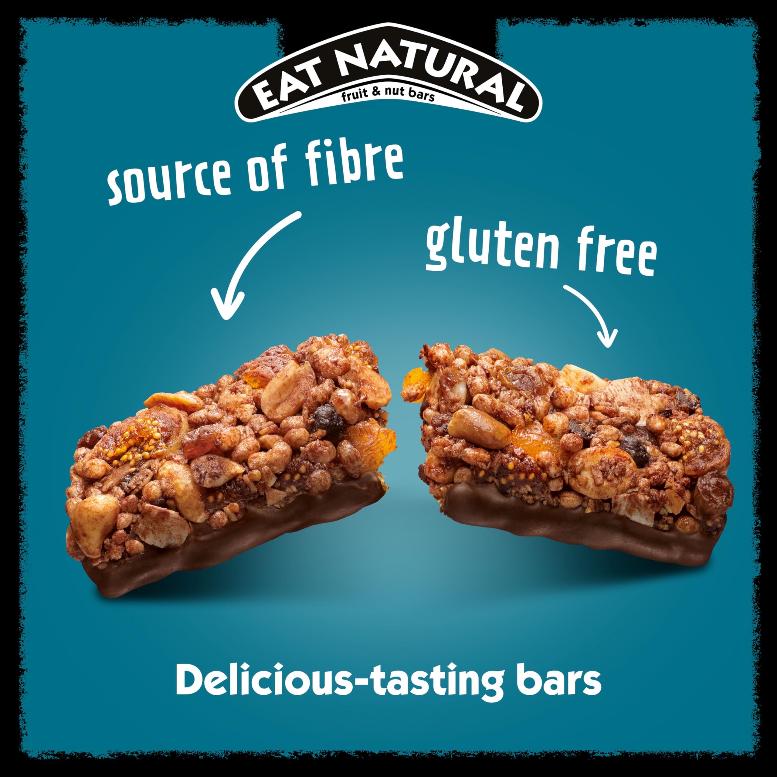 Eat Natural Dark Chocolate & Sea Salt Fruit & Nut Bars 3 x 40g 3