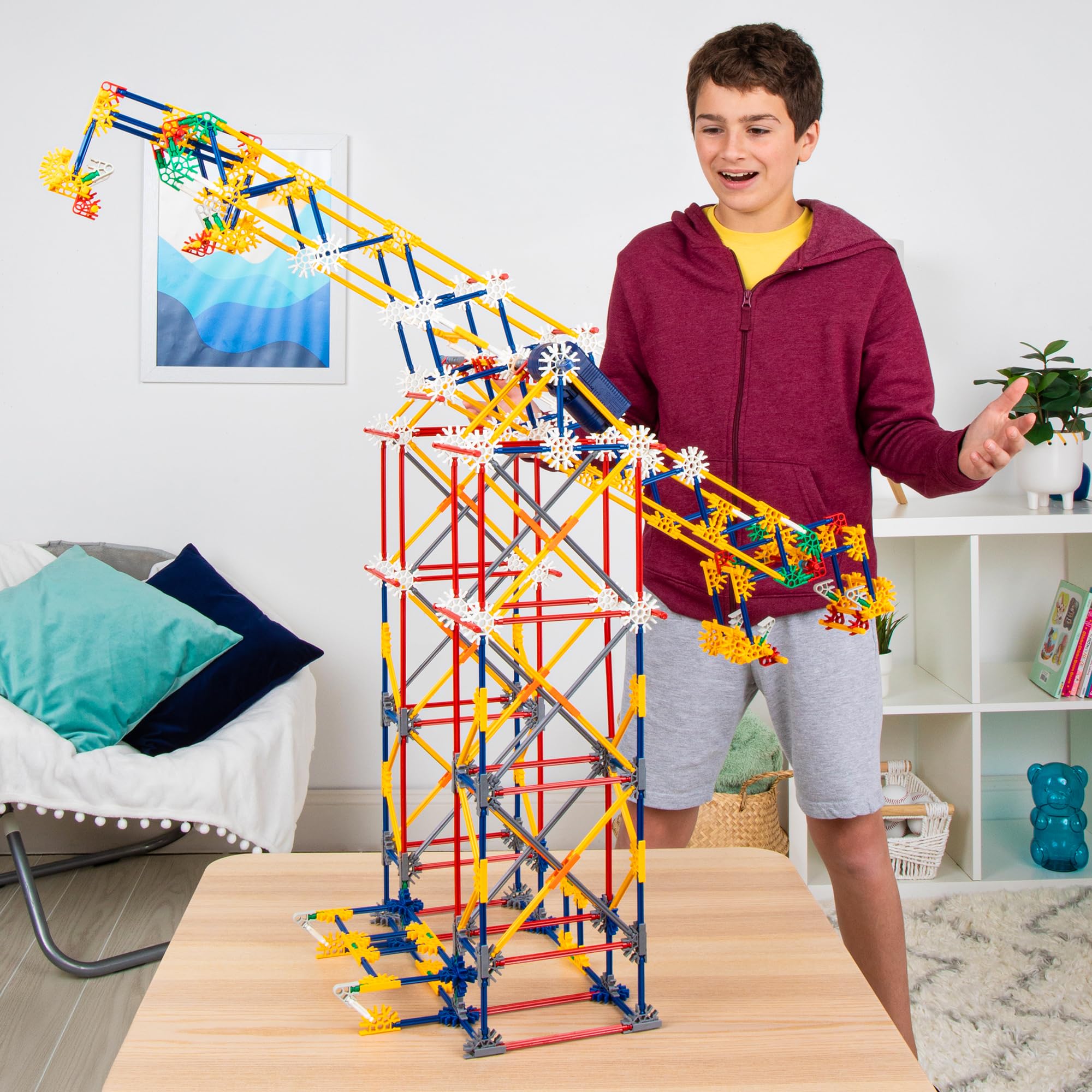 K'NEX 3-in-1-Bausatz „Klassischer Vergnügungspark“ – 744-teiliges Spielset für Kinder ab 9 Jahren 14