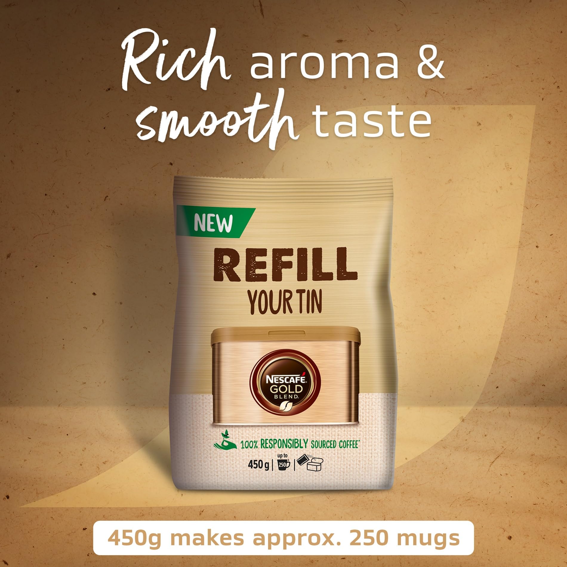 NESCAFÉ Gold Blend Instantkaffee 450g Nachfüllbeutel 9