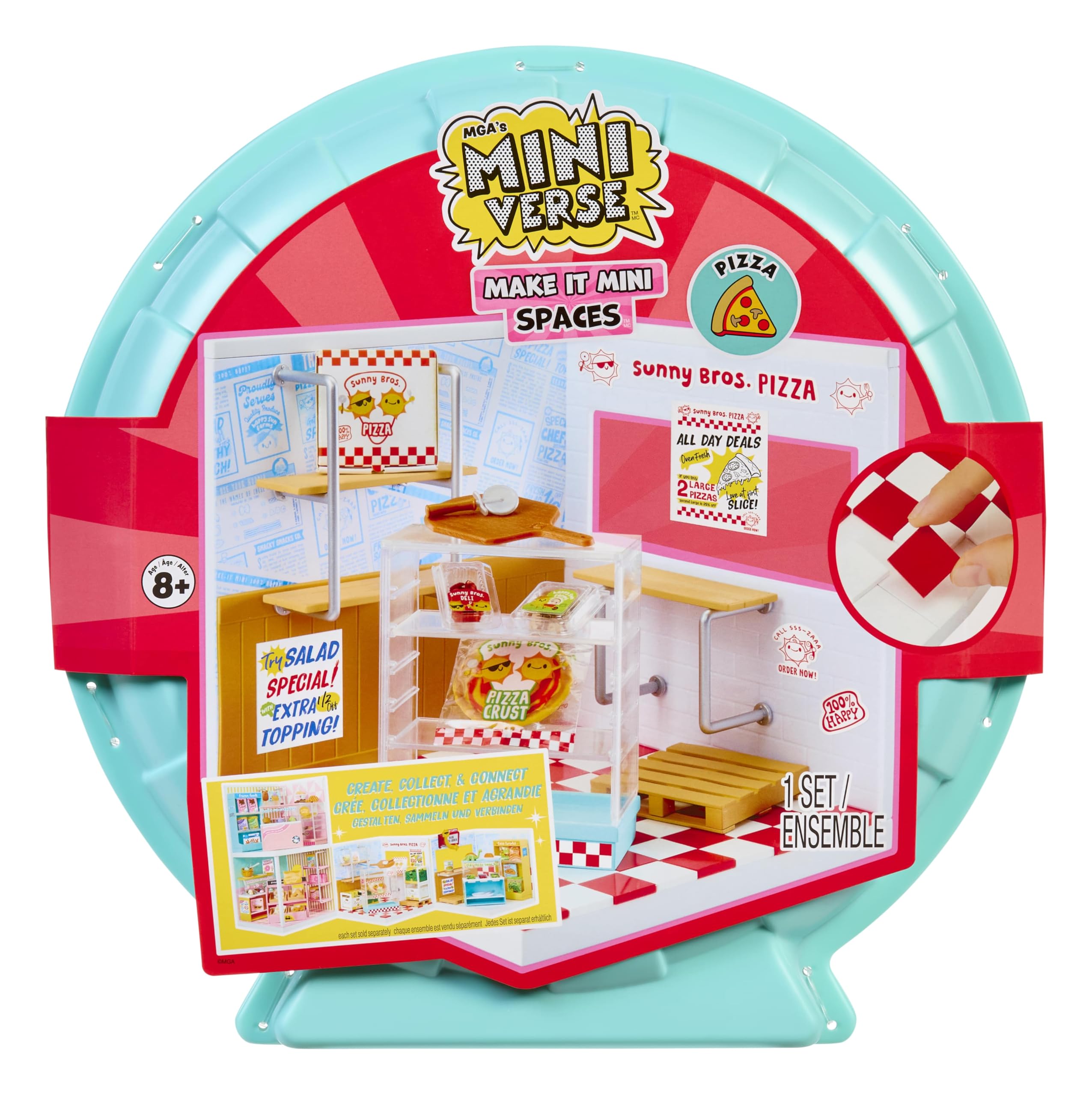 MGA Miniverse Make It Mini Spaces - Pizza Shop Building Set