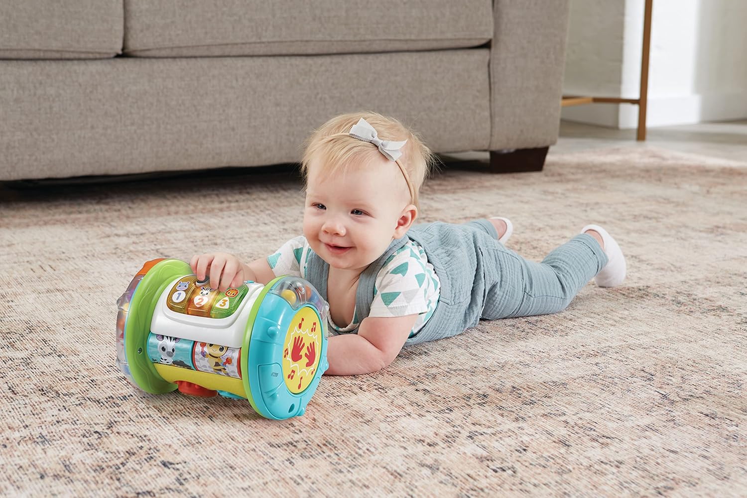 VTech Explore & Discover Roller - Interactive Baby Toy with Lights, Sounds & Gears for 6-12 Months 3