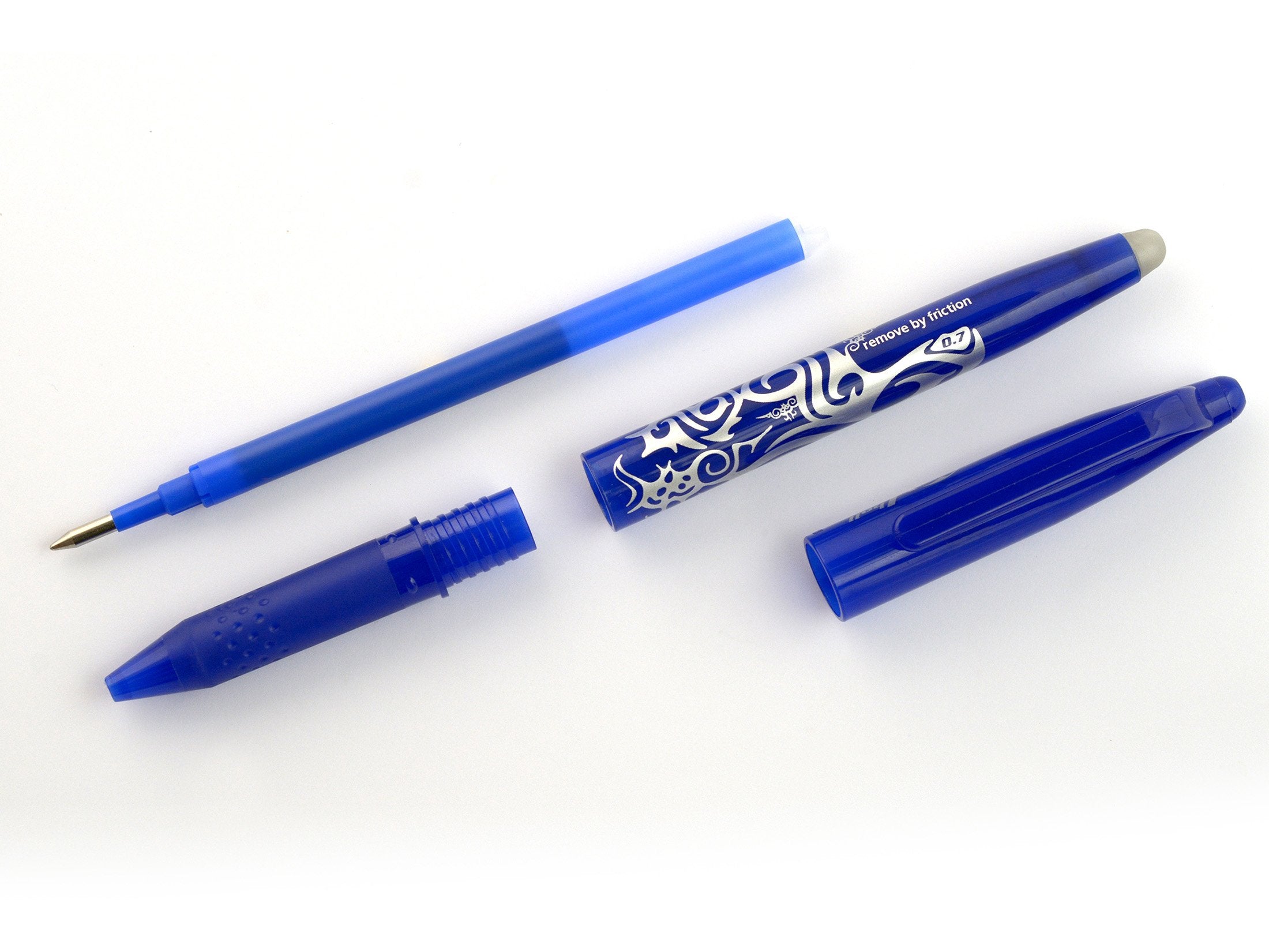 PILOT FriXion Ball Erasable Rollerball Pen - Medium 0.7mm Tip, Blue Ink | Pack of 5 5