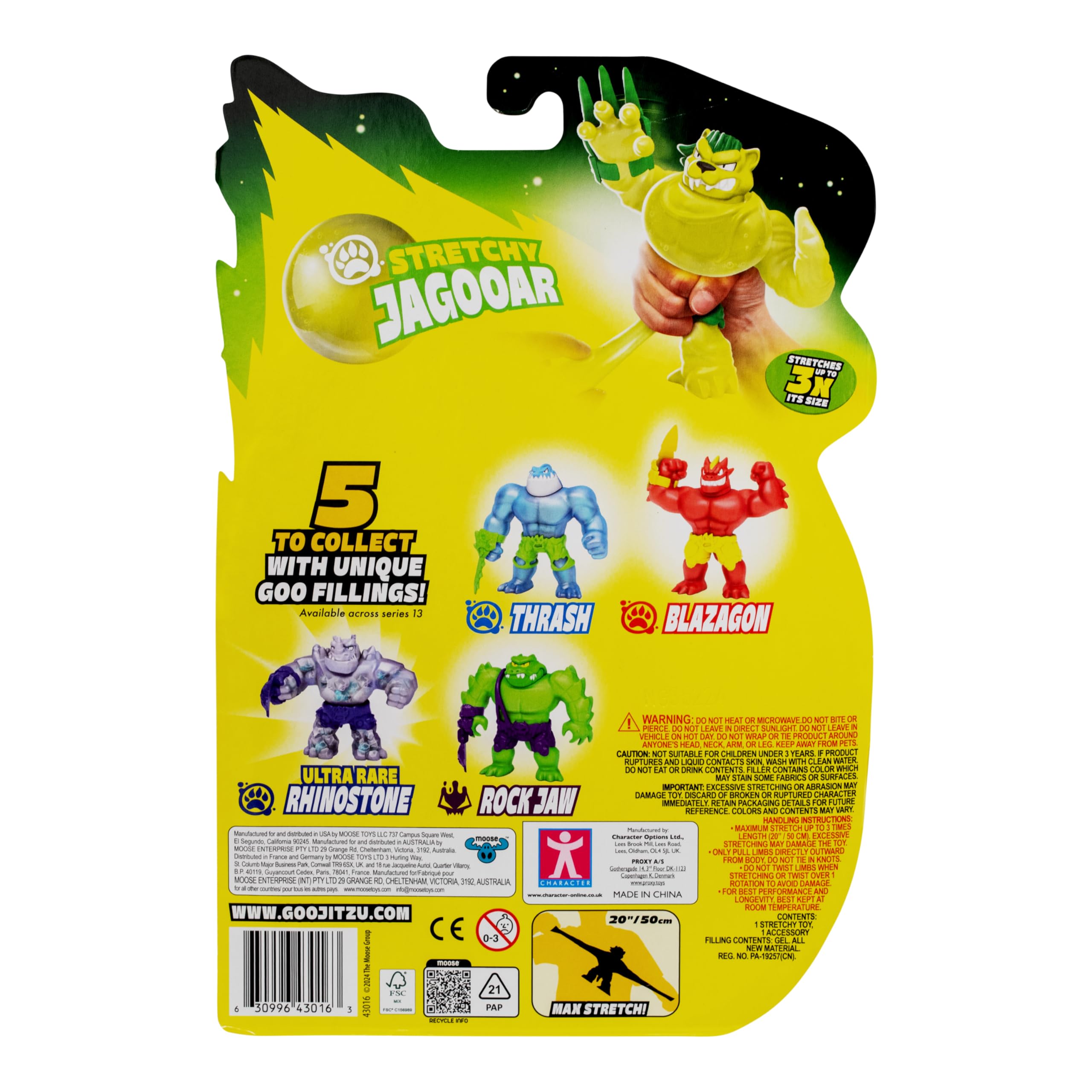 Heroes of Goo Jit Zu Meteor Madness Jagooar - Stretchy Action Figure with Meteor Jag Claw 3