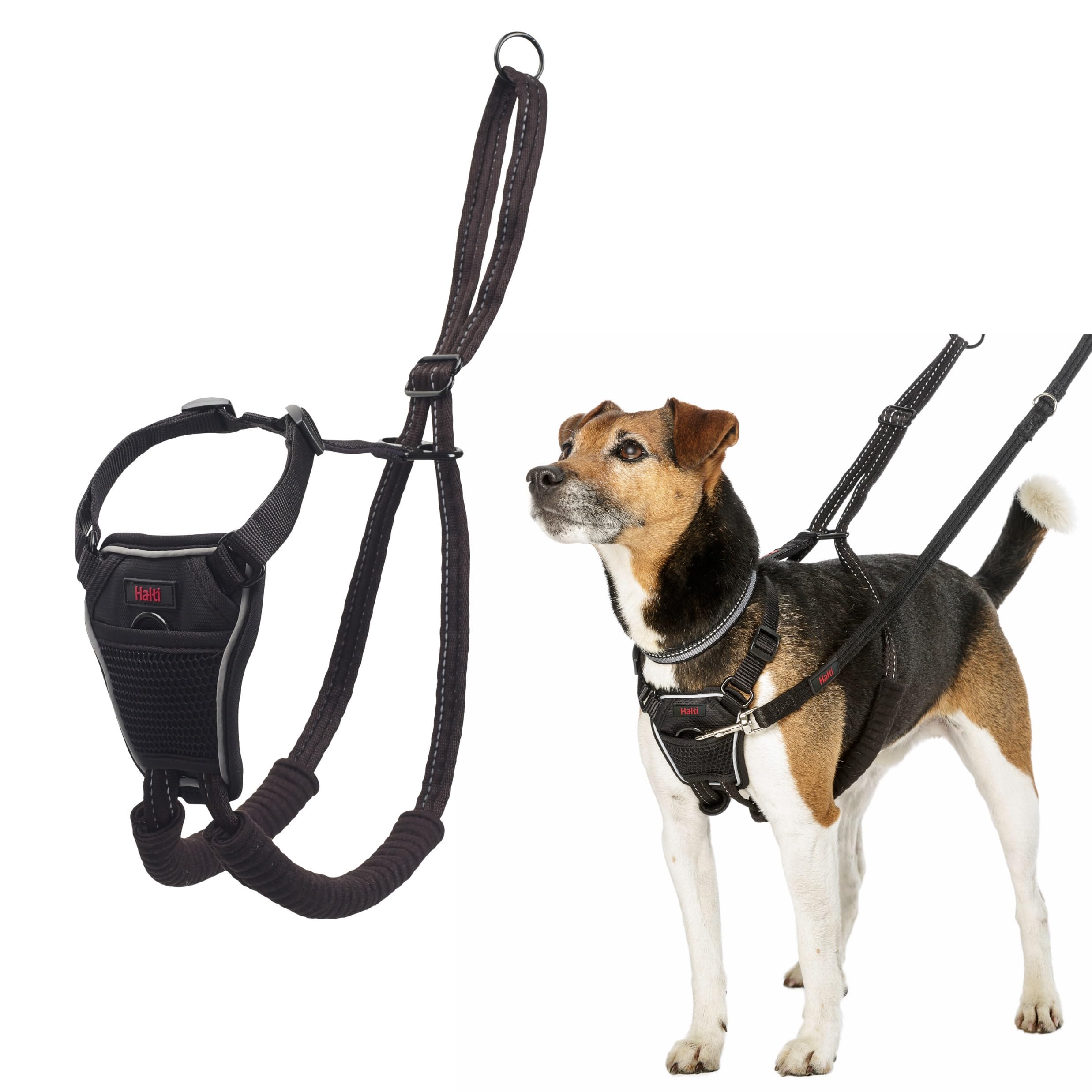 Halti No Pull Harness - Front Control Steering & Lifting Action | Size S, Black