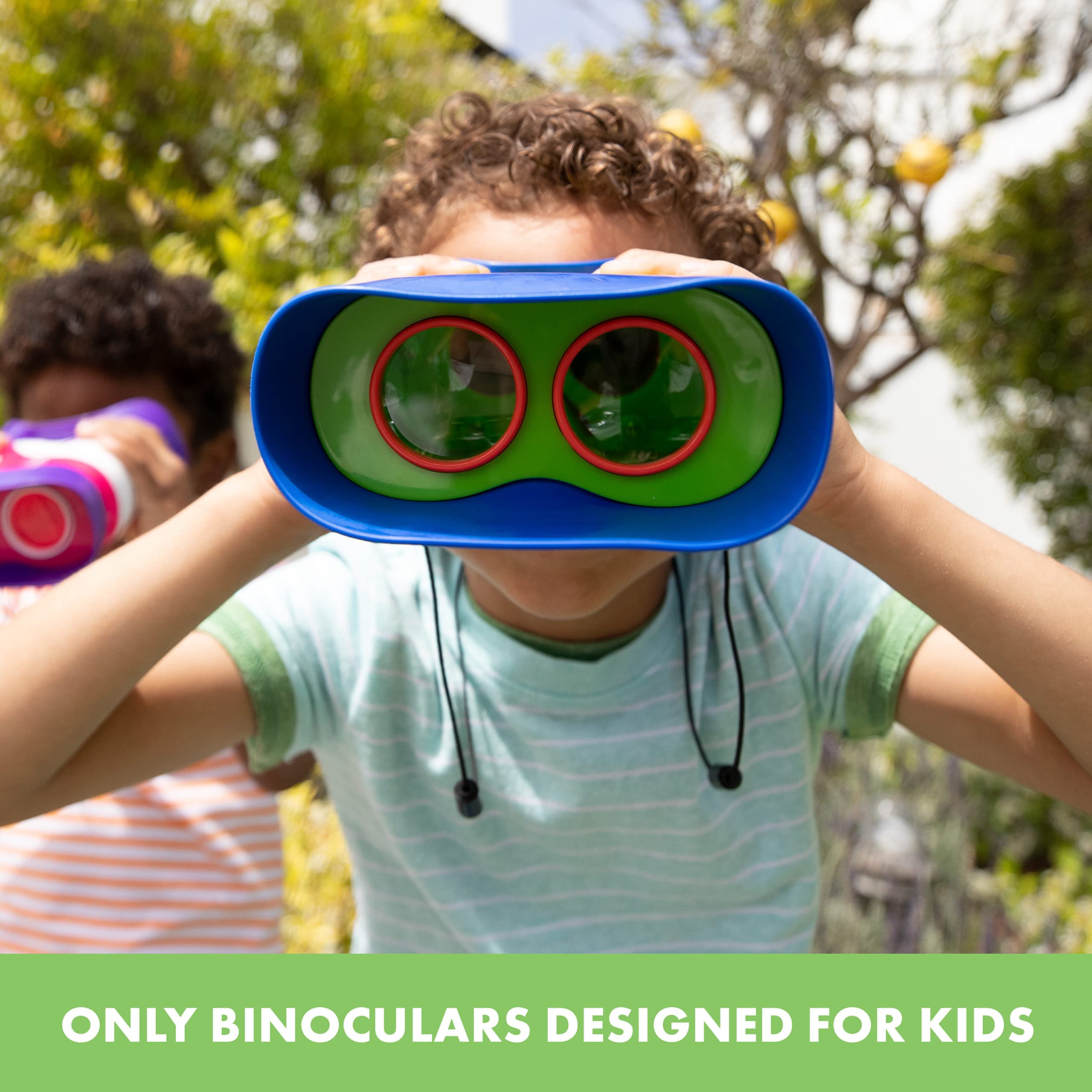 Learning Resources GeoSafari Jr. Kidnoculars - Binoculars for Toddlers & Kids, 2x Magnification, Ages 3+ 3