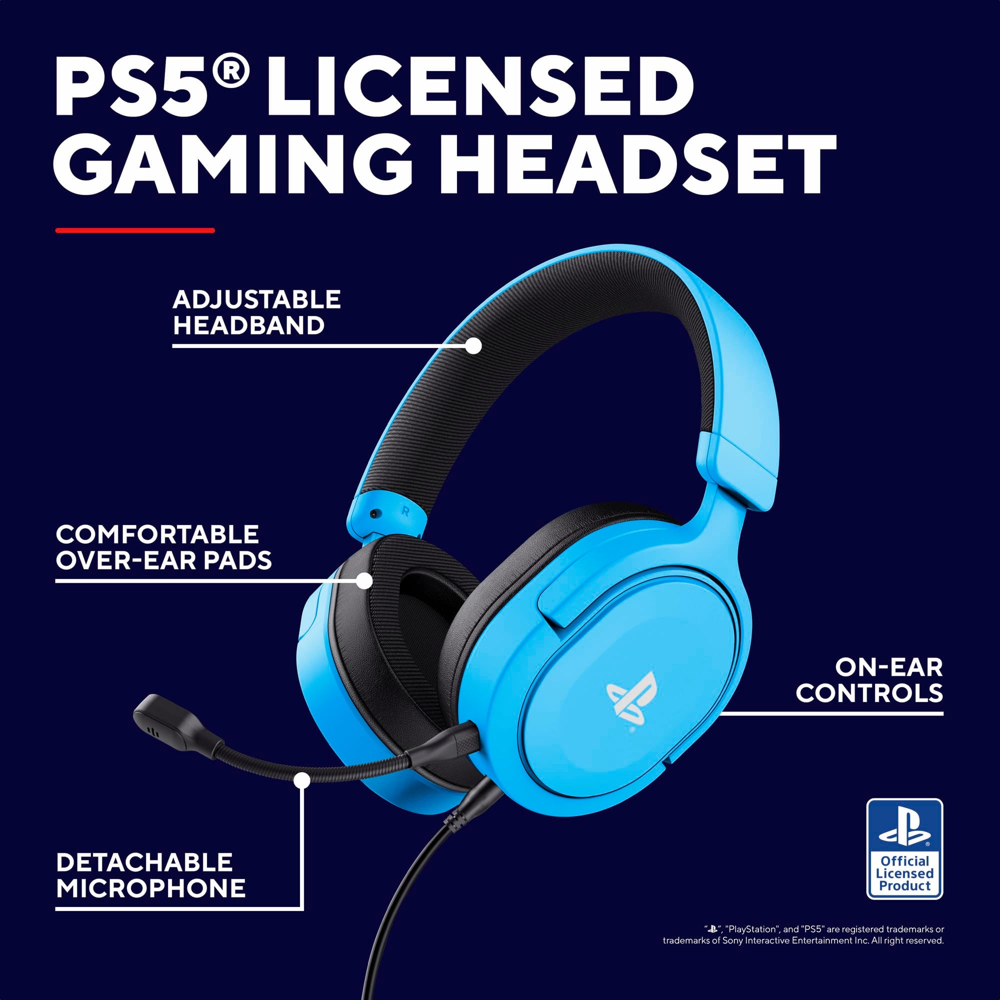 Trust Gaming GXT 498B Forta Officially Licensed PS5 Gaming Headset 4