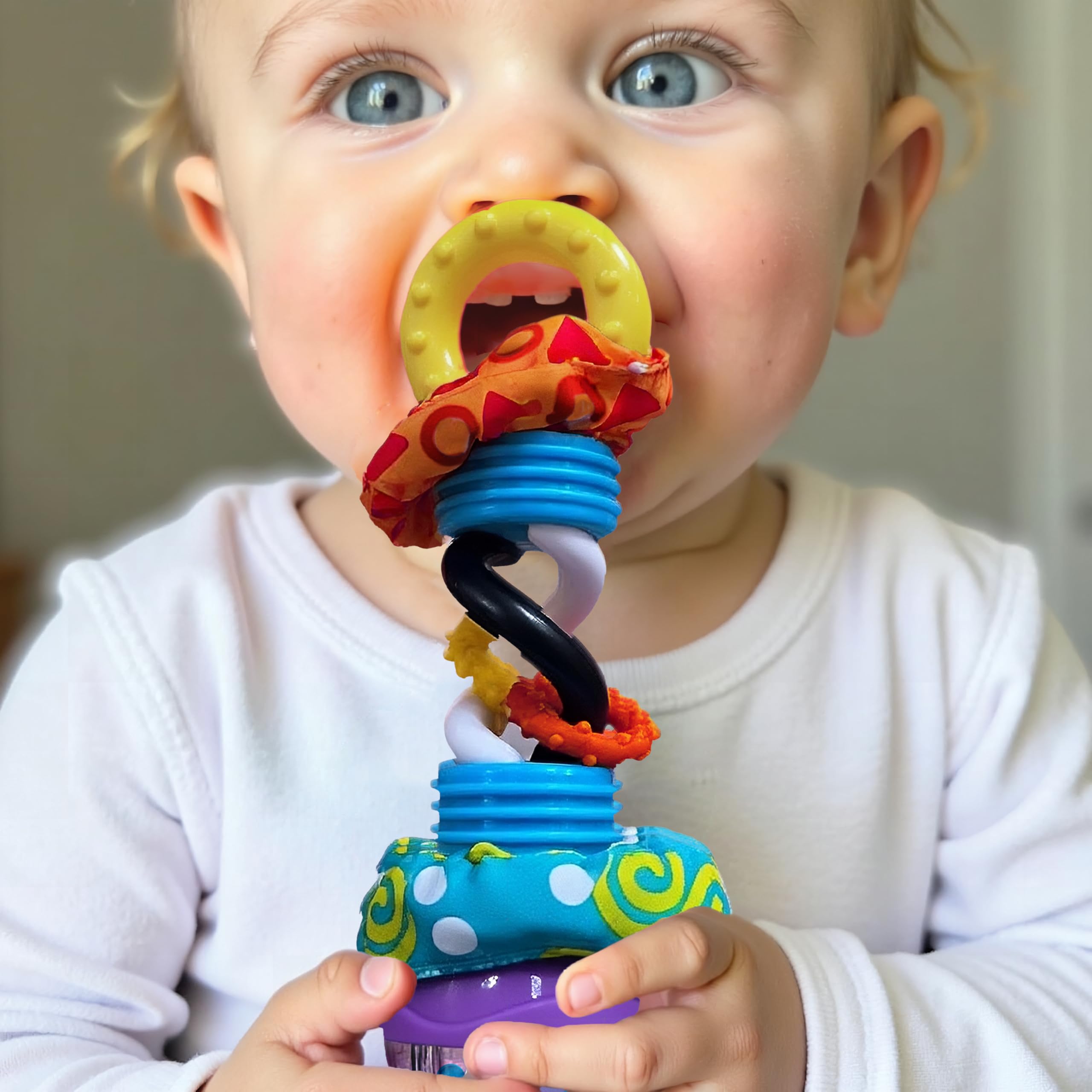Playgro Rattle Super Shaker - Sensory Toy for Babies 3 Months+ 8