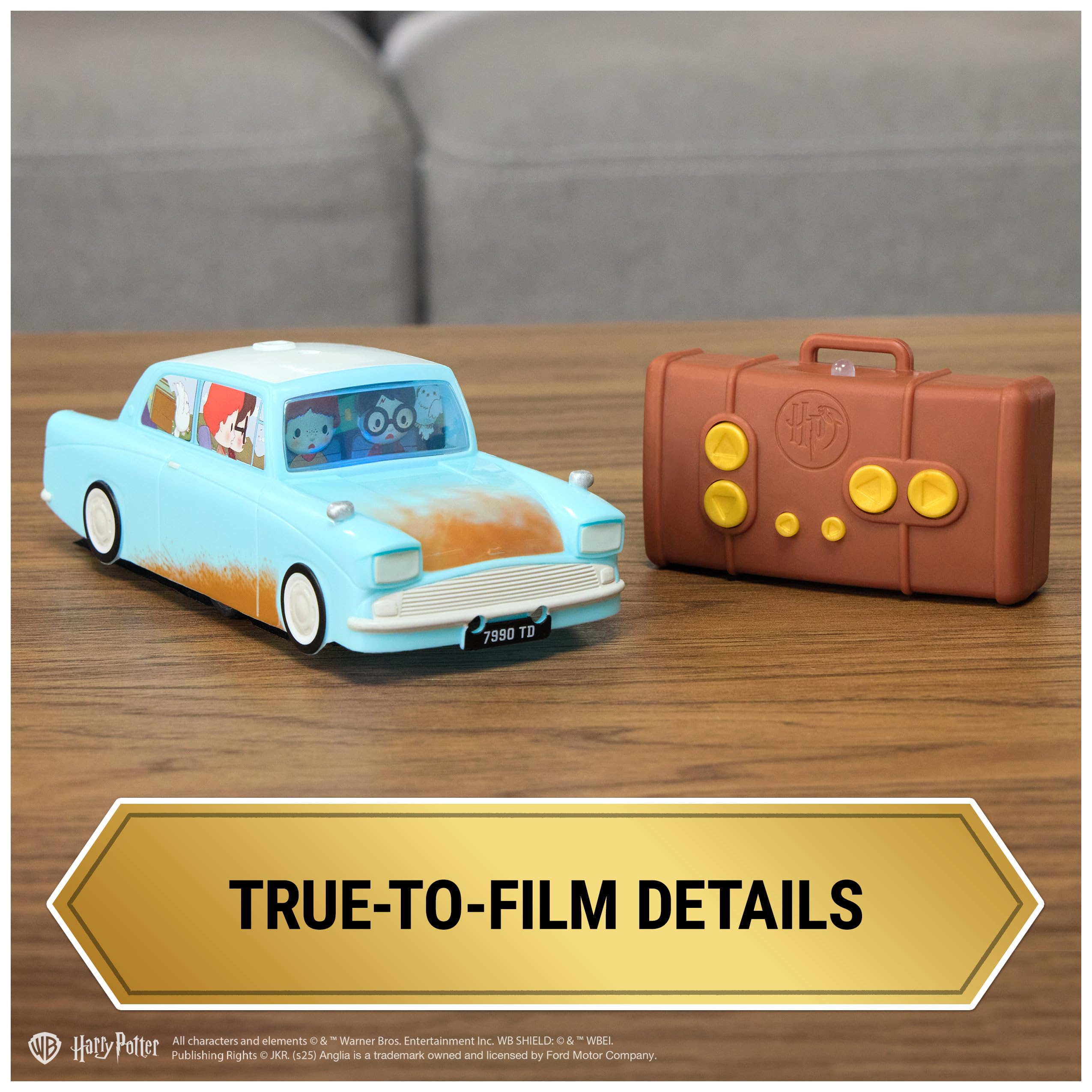 Weasley’s Flying Remote Control Car - Wall-Climbing Harry Potter RC Vehicle for Kids 6+ 3