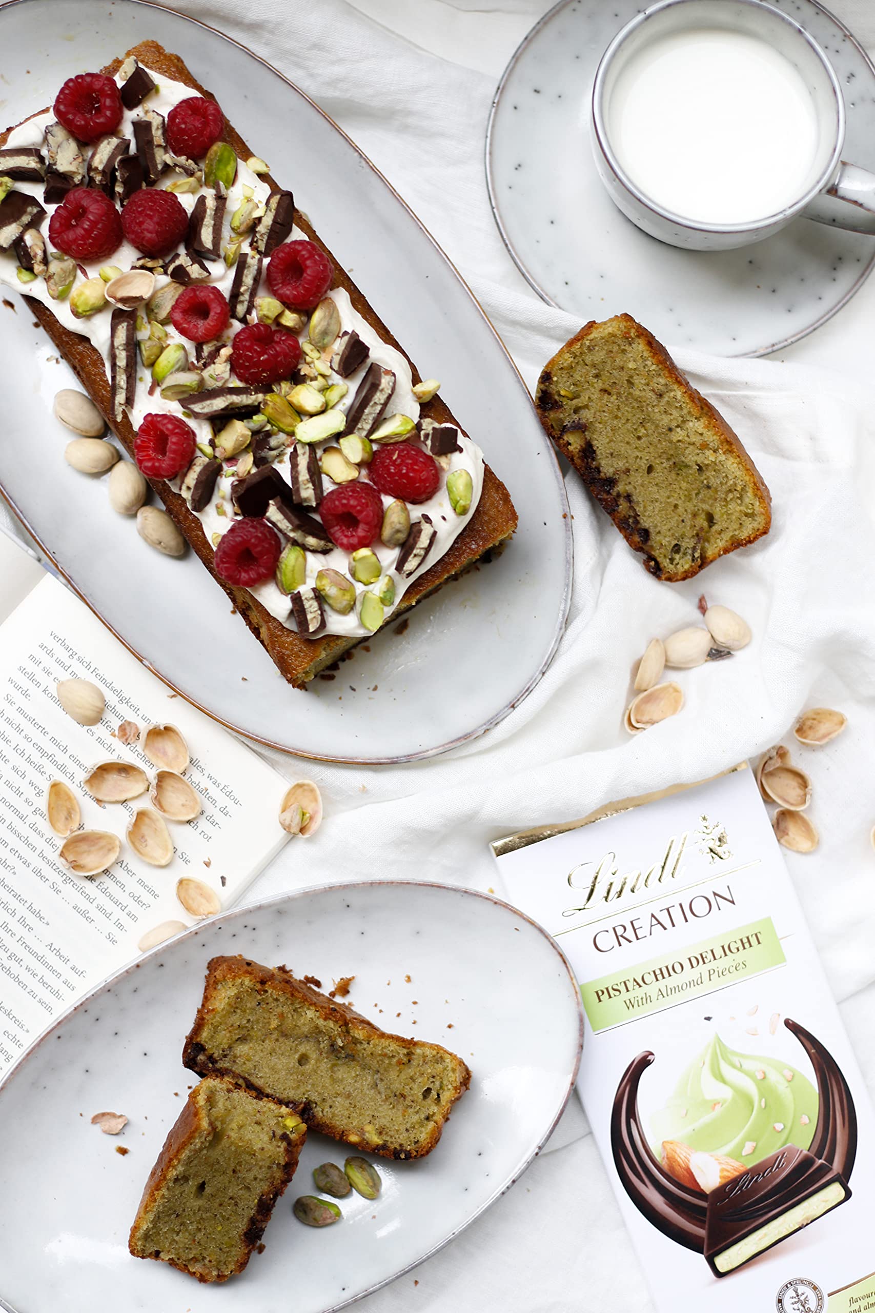 Lindt Creation Pistazie Delight Dunkle Schokoladentafel 150g 4