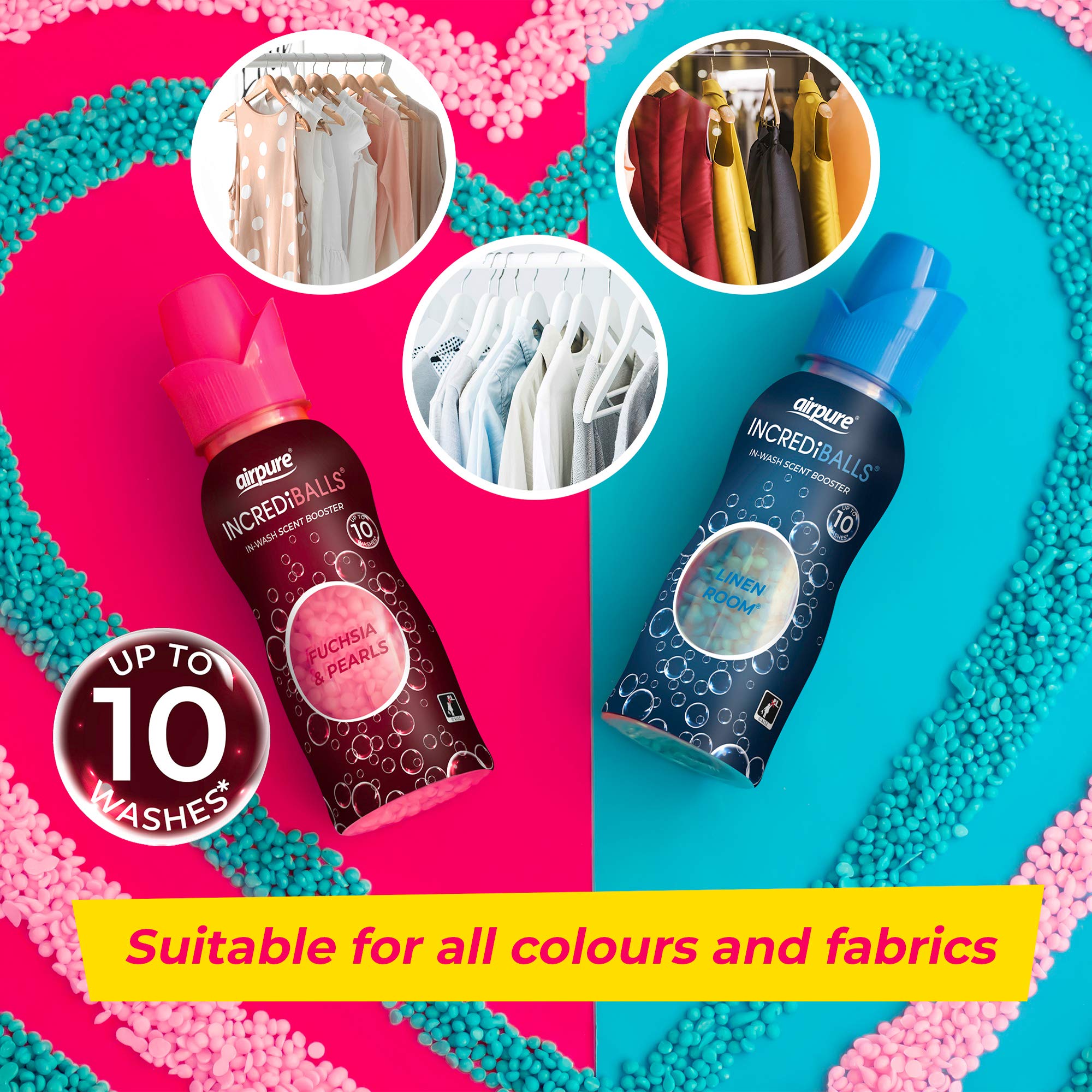 Airpure - INCREDiBALLS In-Wash Scent Booster (AP-IB-319), 10 Washes, Fresh Fragrance for Laundry 5