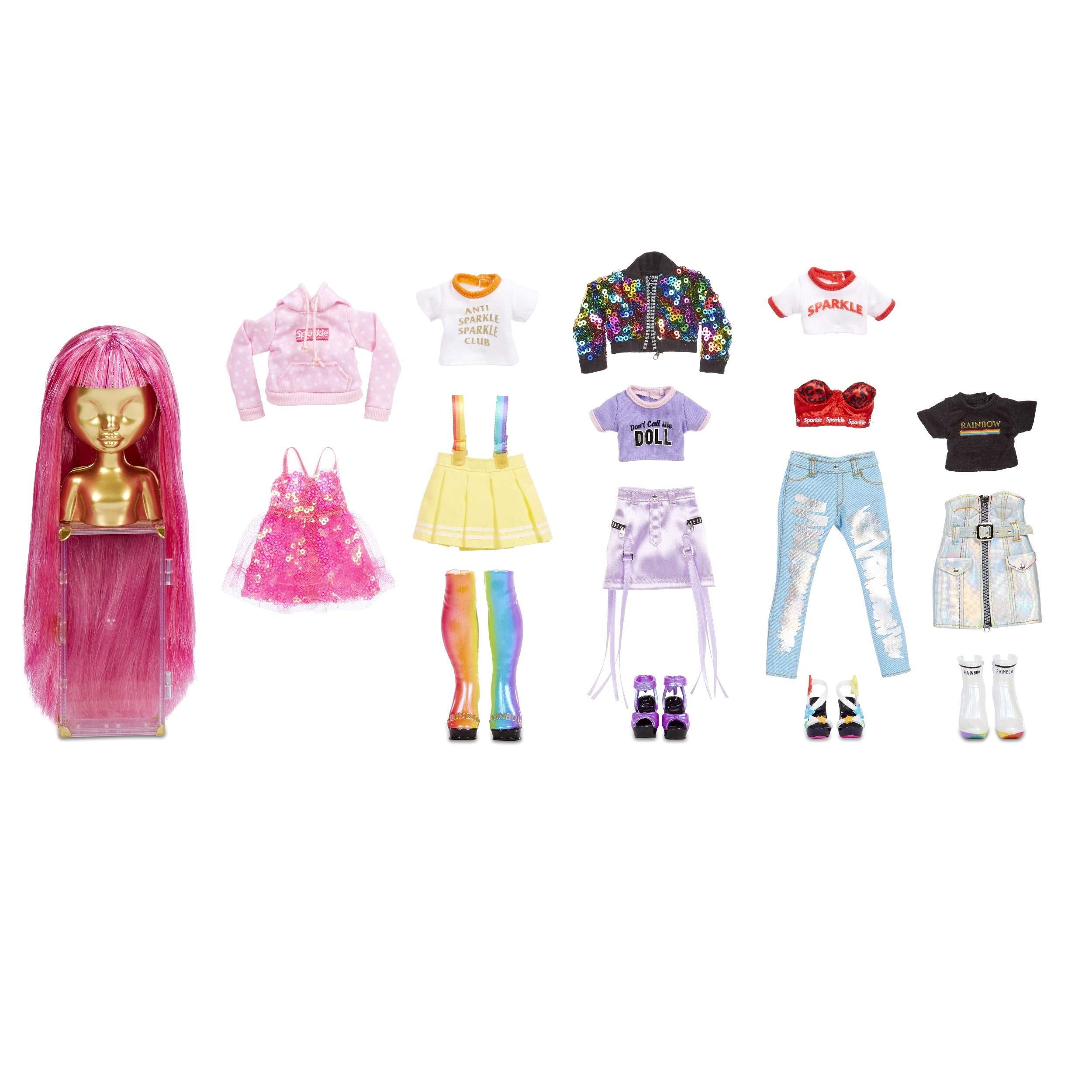 Rainbow High Fashion Studio - Exclusive Avery Styles Doll with 2 Wigs & 300+ Mix-and-Match Outfits, Age 4+ 11