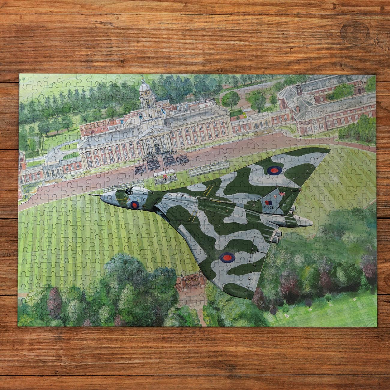 Gibsons Aiming High Flying High 500 Piece Jigsaw Puzzle for Adults | RAF Cranwell Vulcan