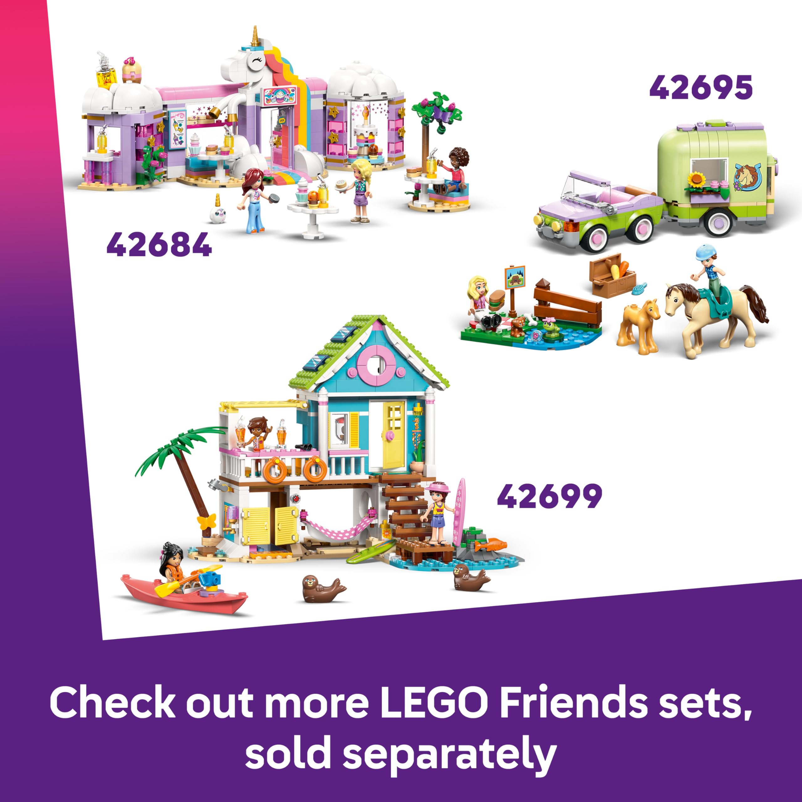 LEGO Friends Fun Water Park Day Building Set | Model 42676 | Ages 6+ 7