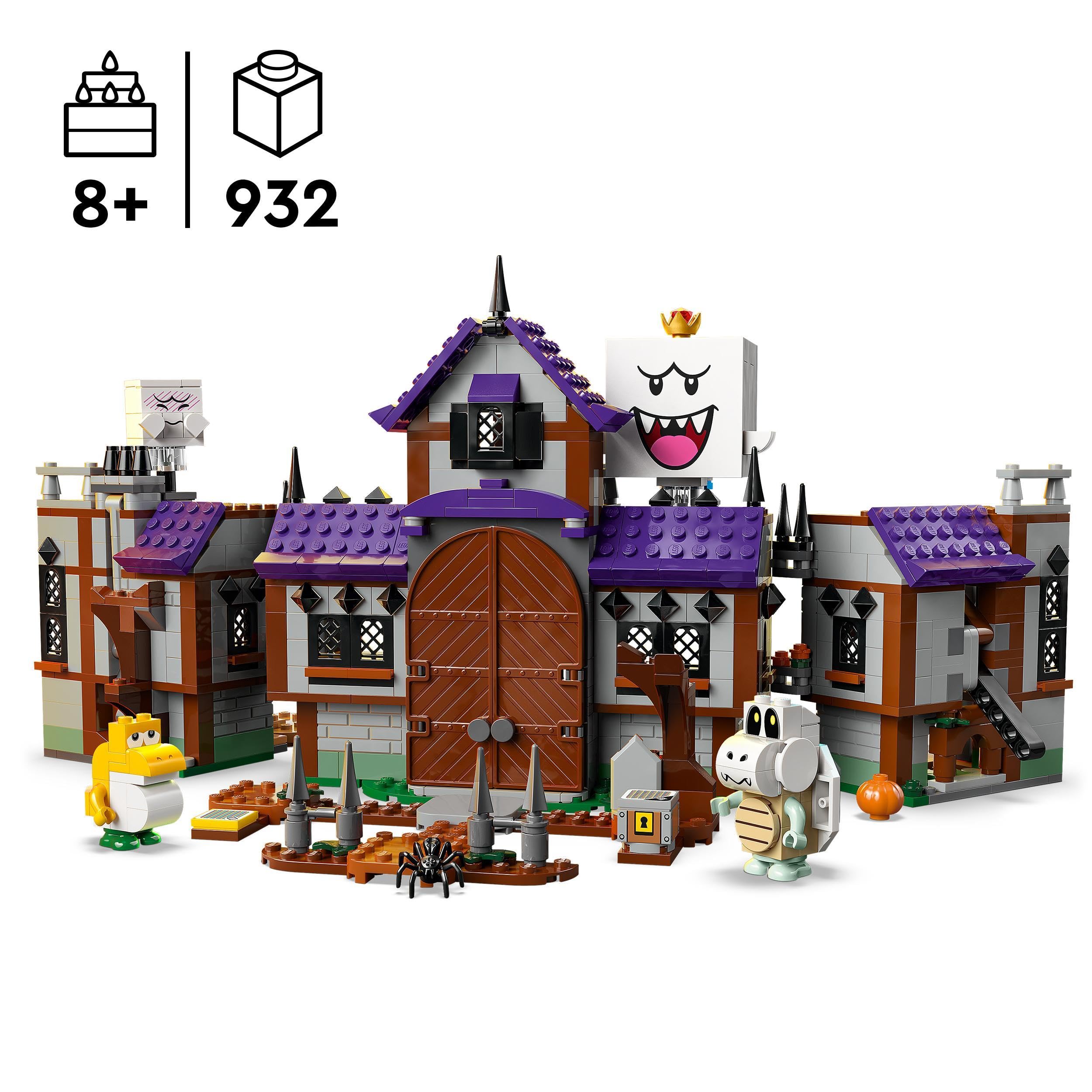 LEGO Super Mario King Boo’s Haunted Mansion Playset - Building Toy for Kids 8+ 5
