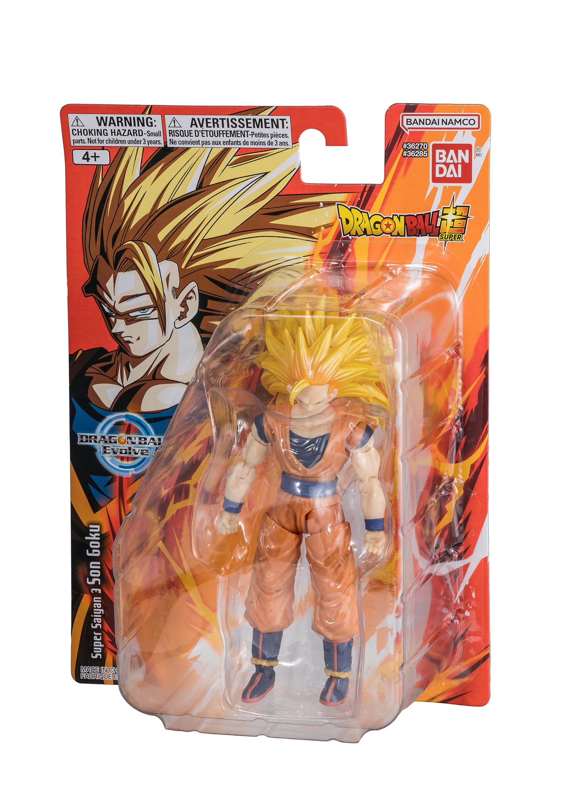Bandai Dragon Ball Evolve SS3 Goku Action Figure - 12.5cm Anime Collectible 6