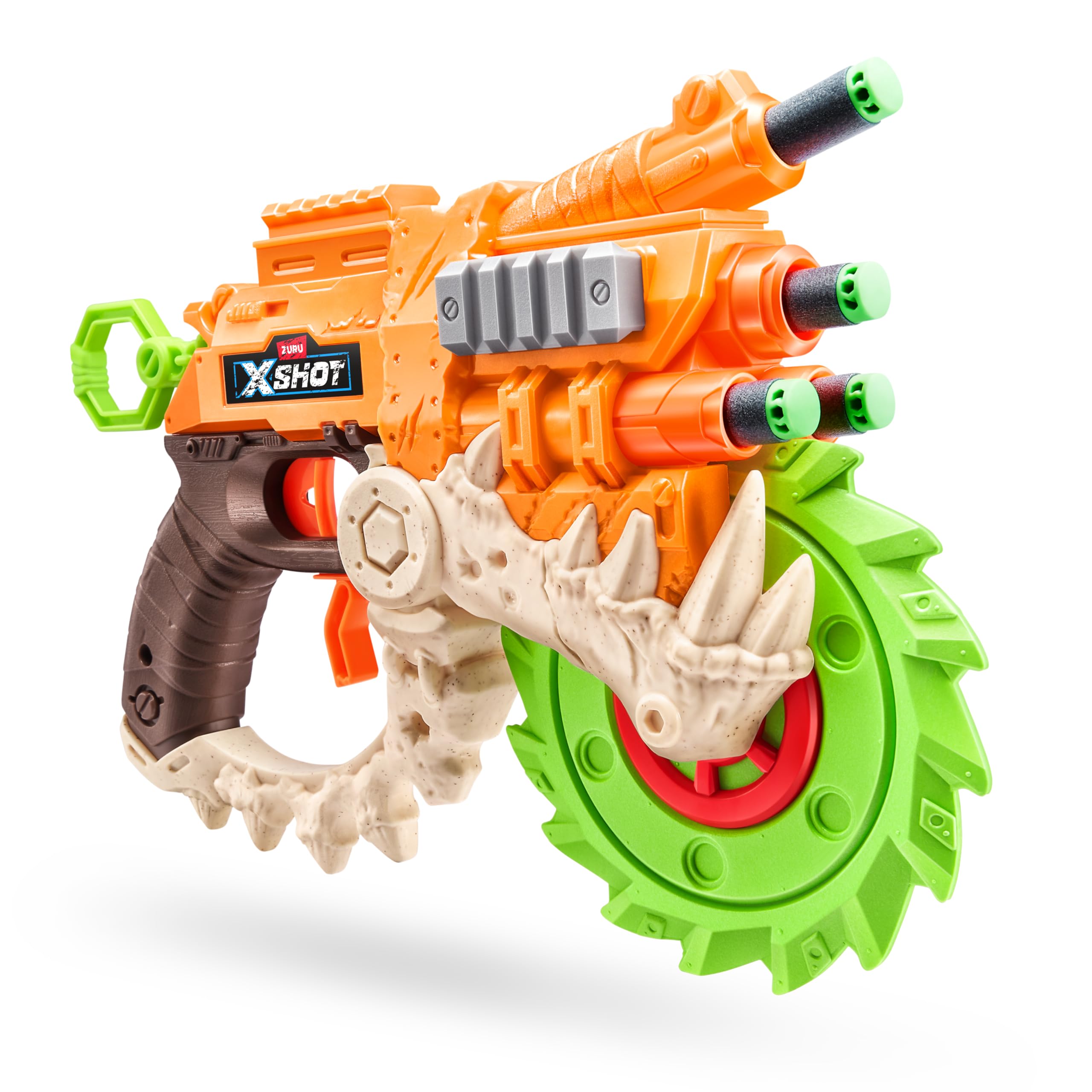 XSHOT Insanity HorrorFire Reaper X Twin Pack - Foam Blaster with Saw Blade Action & Air Pocket Darts 6