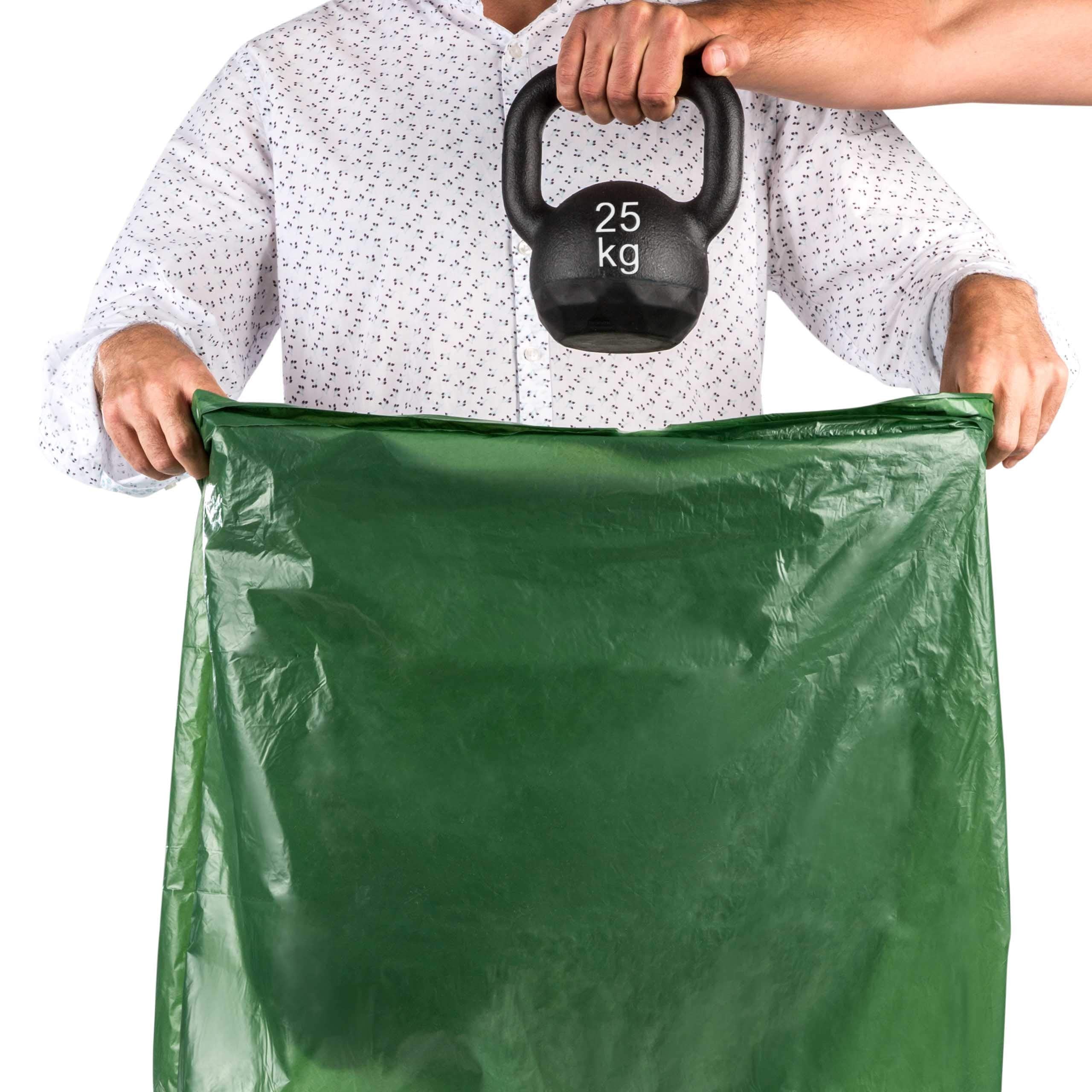 Relevo 100% Recycled Bin Liners, Heavy Duty 30L, 45 Bin Bags with Drawstring 3