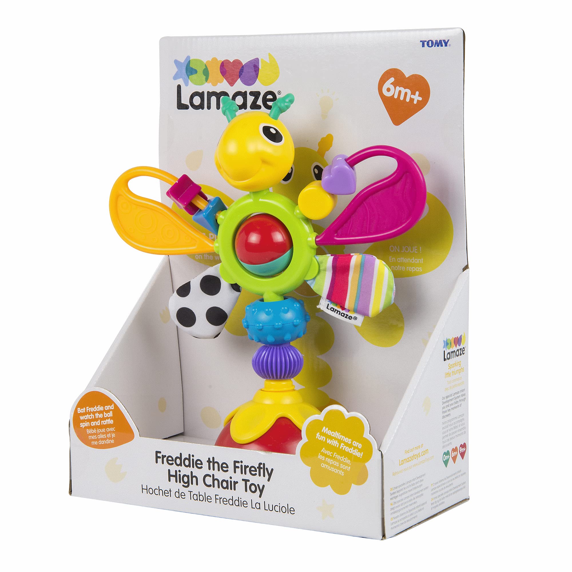 LAMAZE Freddie the Firefly Table Top Baby Toy for Sensory Play and Teething, 6 Months+ 4