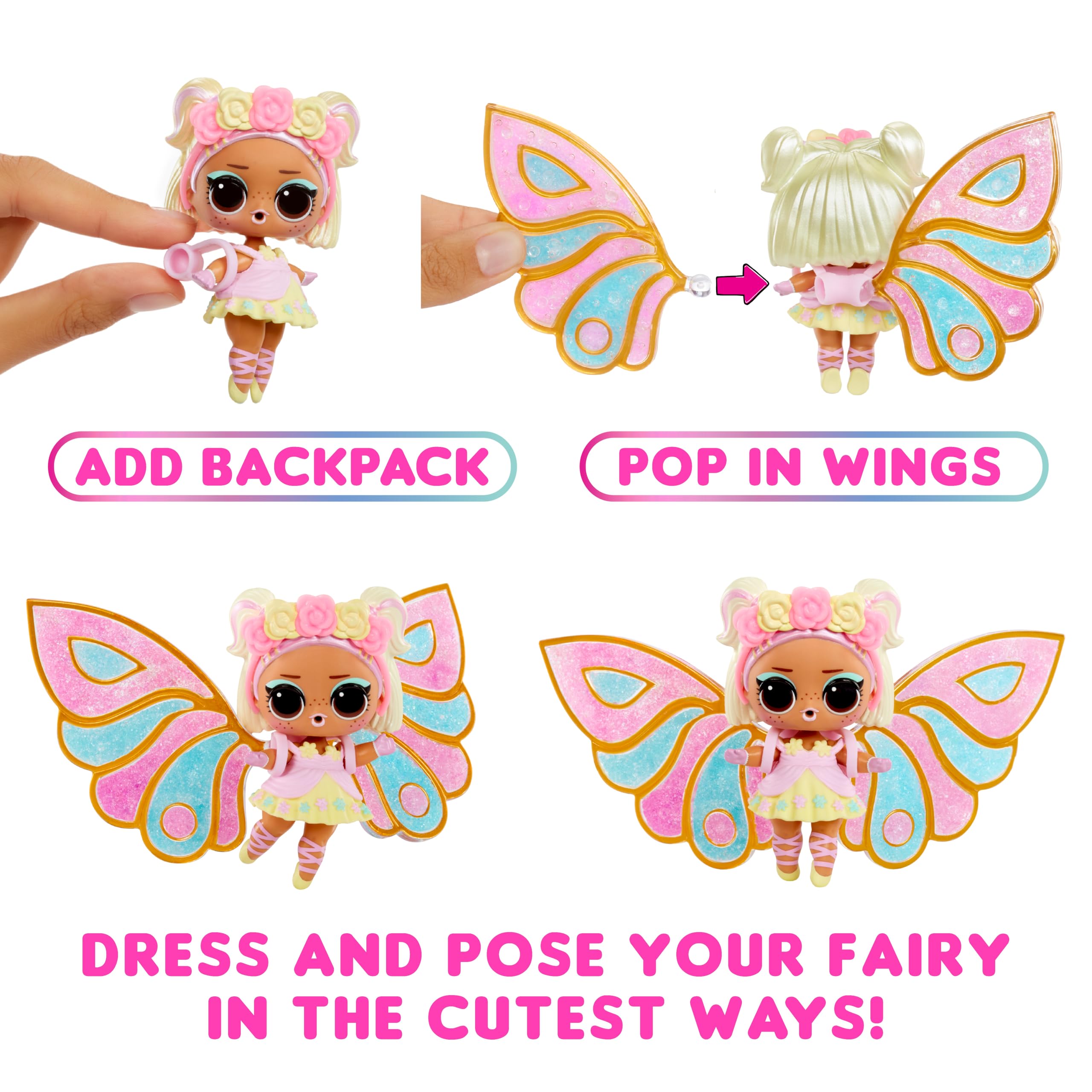 L.O.L. Surprise! Fairies Tots - 8 Collectible Dolls with Customizable Fairy Wings 6