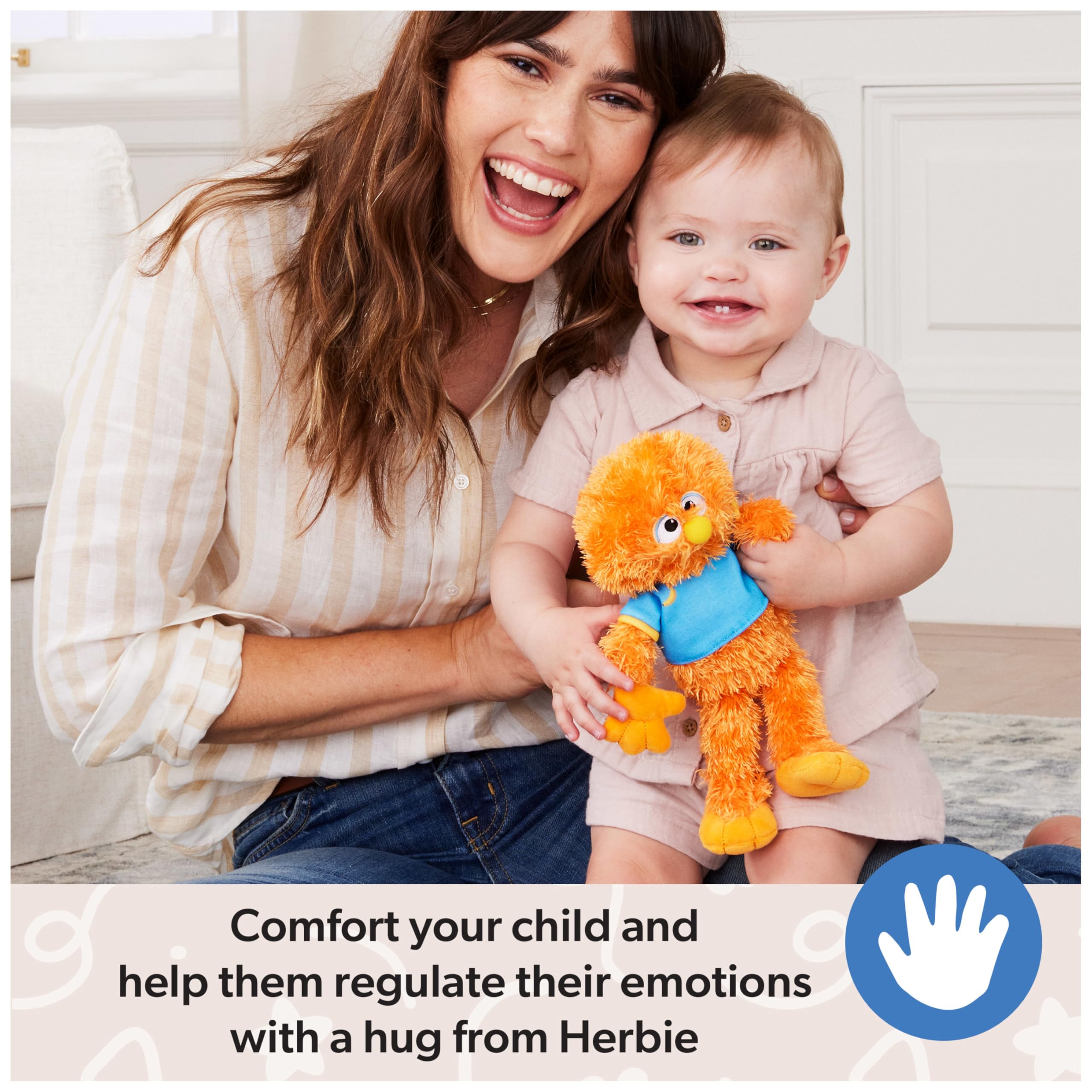 Herbie Cuddle & Comfort Friend Doll - Soft Plush Toy for Babies 6M+ 3