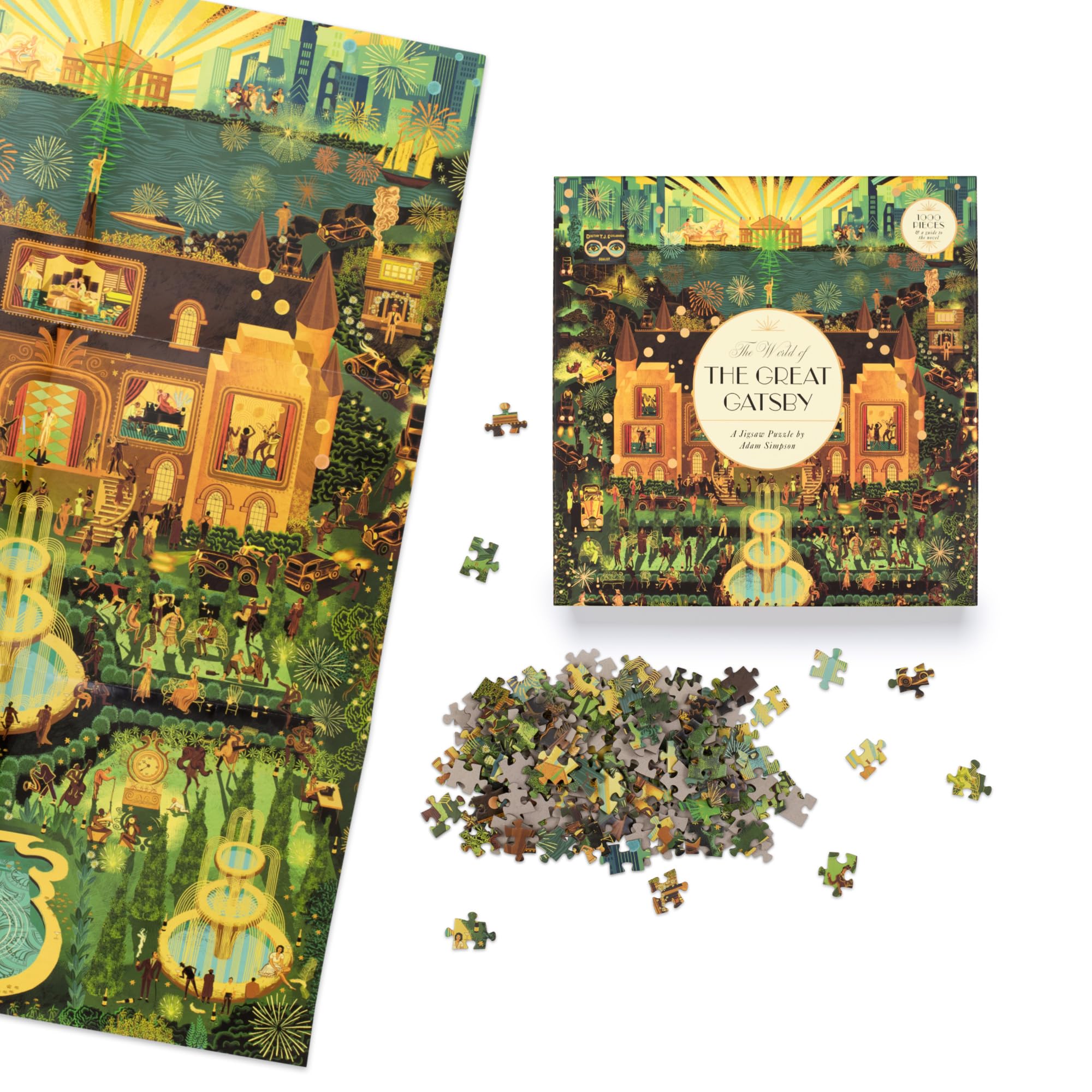 Laurence King The World of the Great Gatsby Puzzle - 1000 Pieces | 68x48.5 cm | Cardstock 6