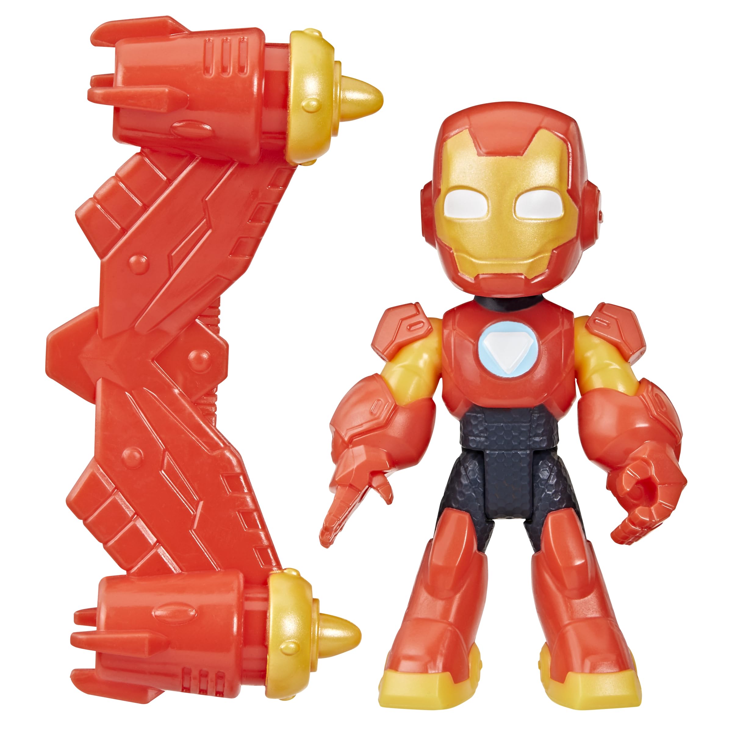 Iron Man and His Awesome Friends Marvel Iron Man Action Figure Toy - 3 Inch Poseable Figure with Jetpack, Ages 3+ 3