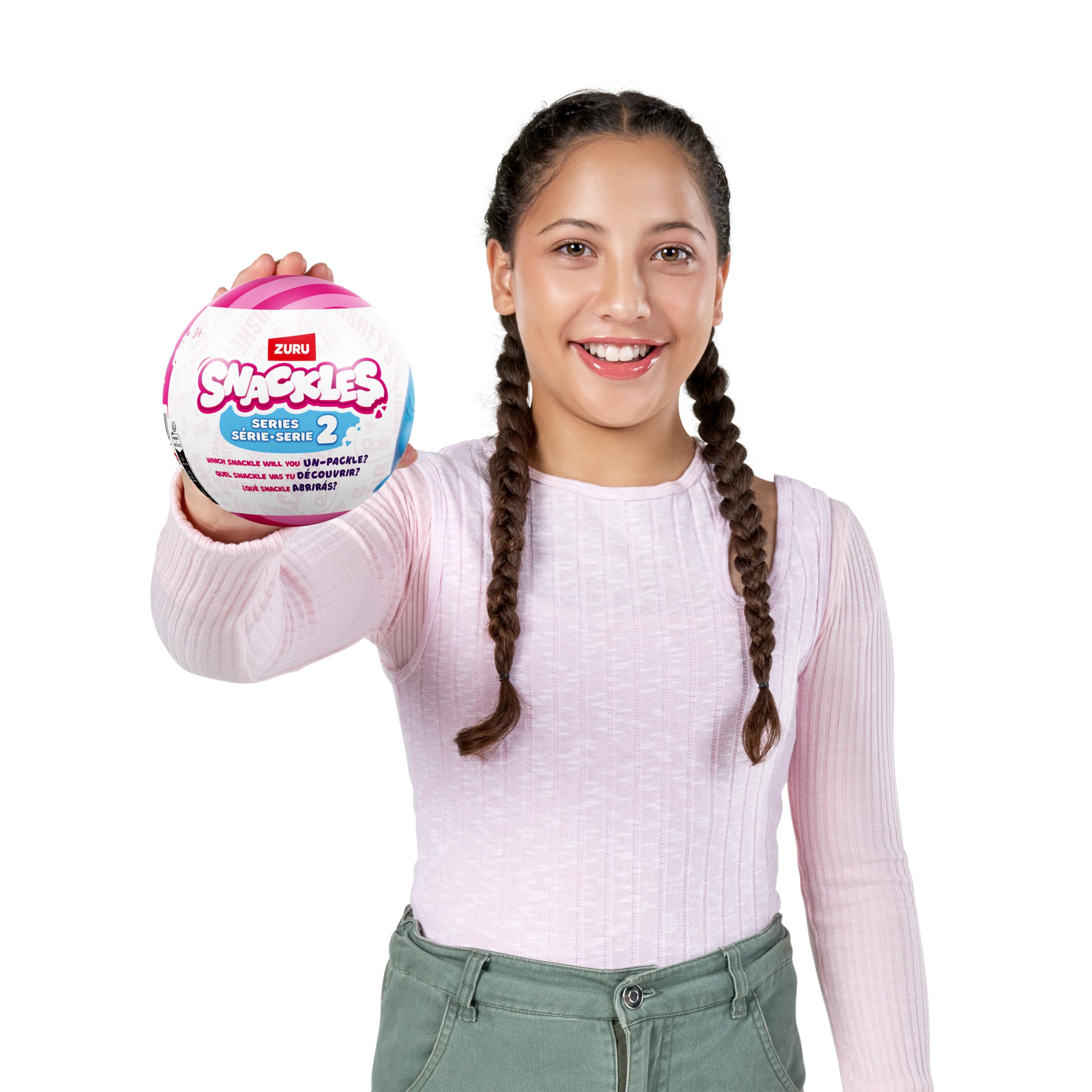 Snackles Series 2 - Random Assortment 5-inch Plush with Licensed Snack Accessory 5