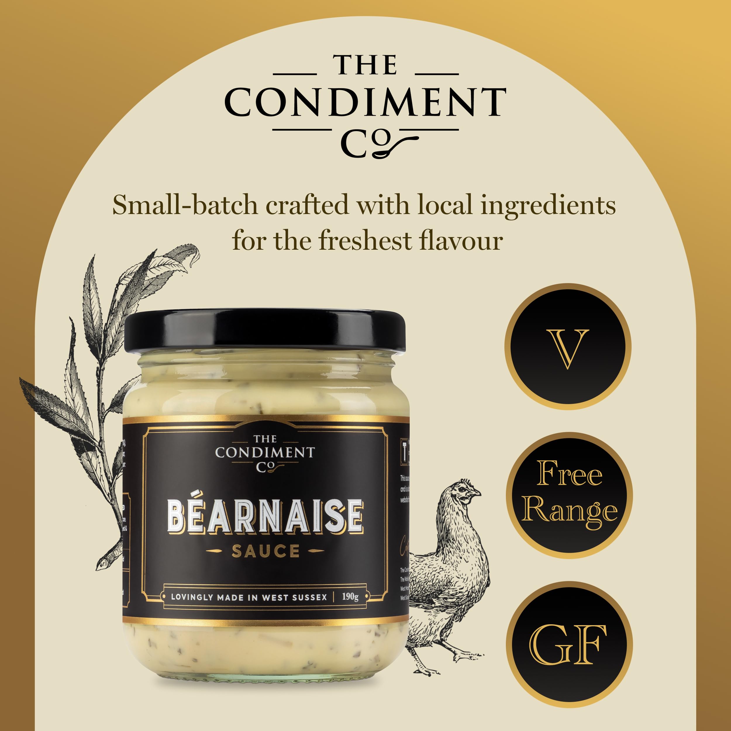 The Condiment Company - Bearnaise Sauce 190g