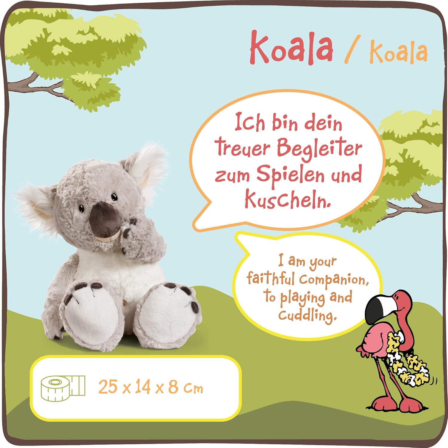 NICI 48391 Soft 25 cm Plush Koala Stuffed Animal – Cuddly Toy for Babies & Kids 5
