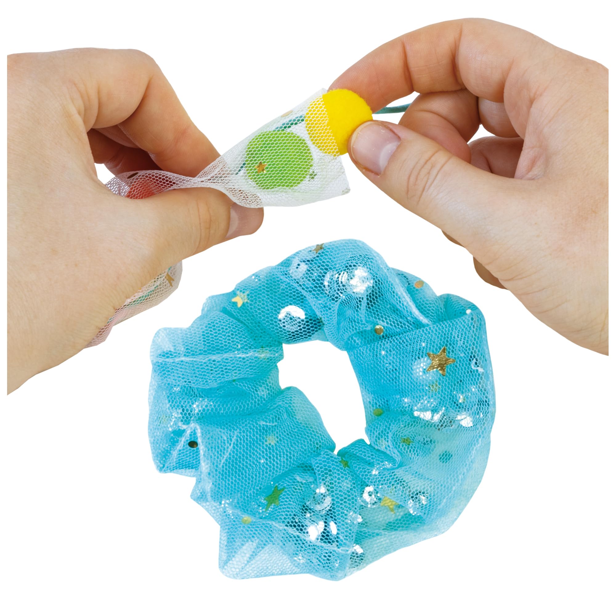 Galt - Sparkly Scrunchies Craft Kit for Kids 8