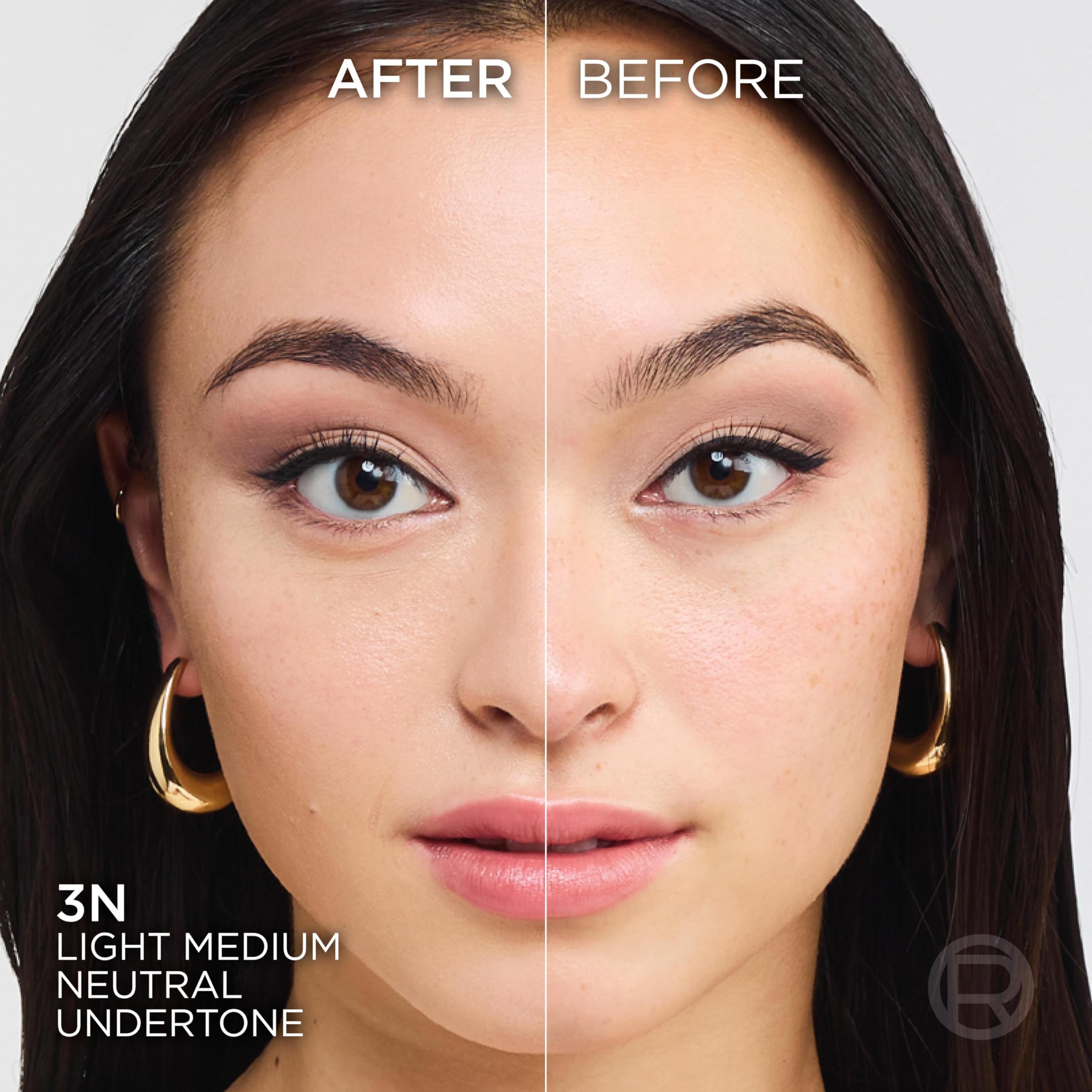 L'Oréal Paris True Match Hydrating Liquid Foundation - Skincare Infused with Hyaluronic Acid, SPF 16, 3N Creamy Beige, 30 ml 6