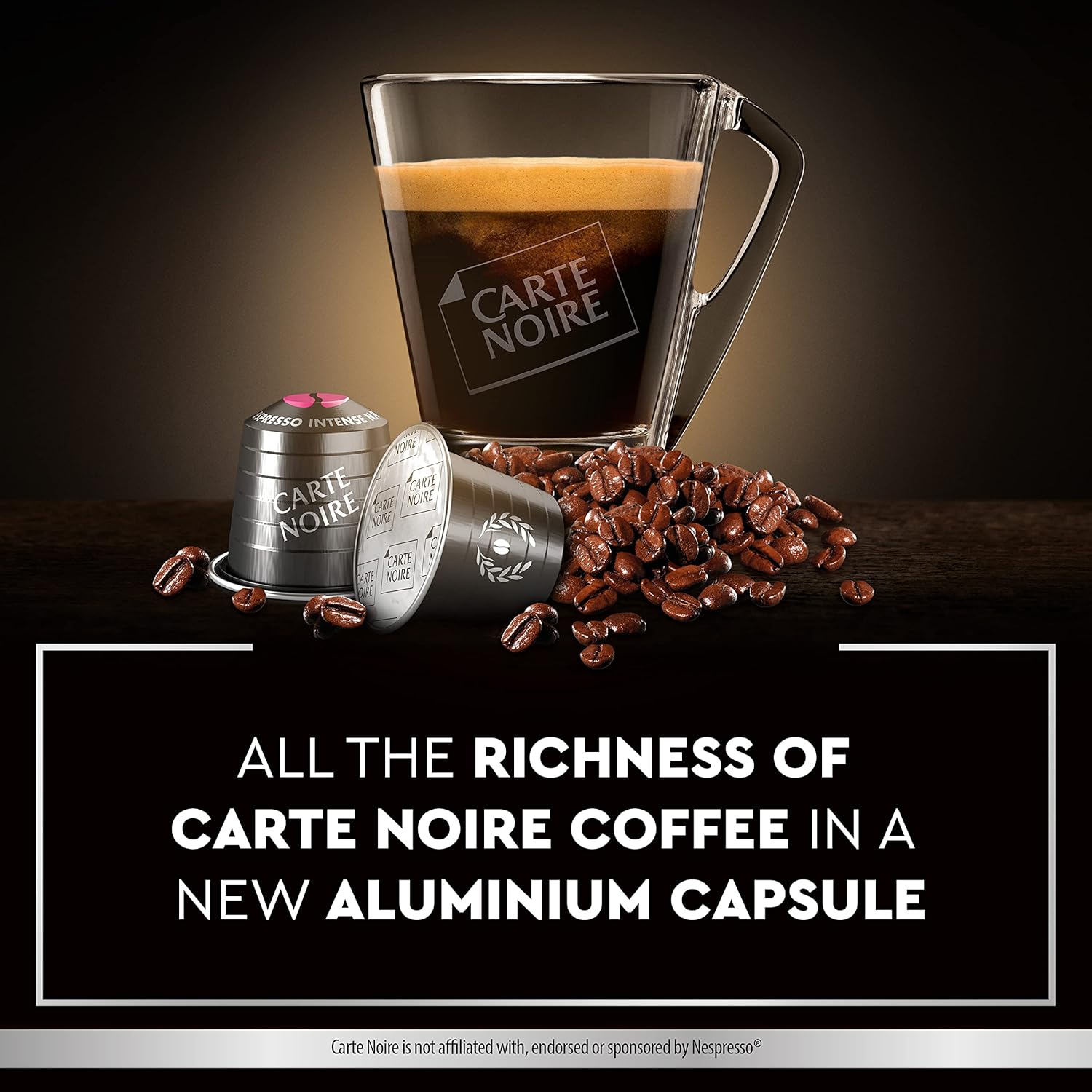 Carte Noire Espresso Intense - 100% Arabica Nespresso Compatible Aluminium Capsules, 60 Capsules 3