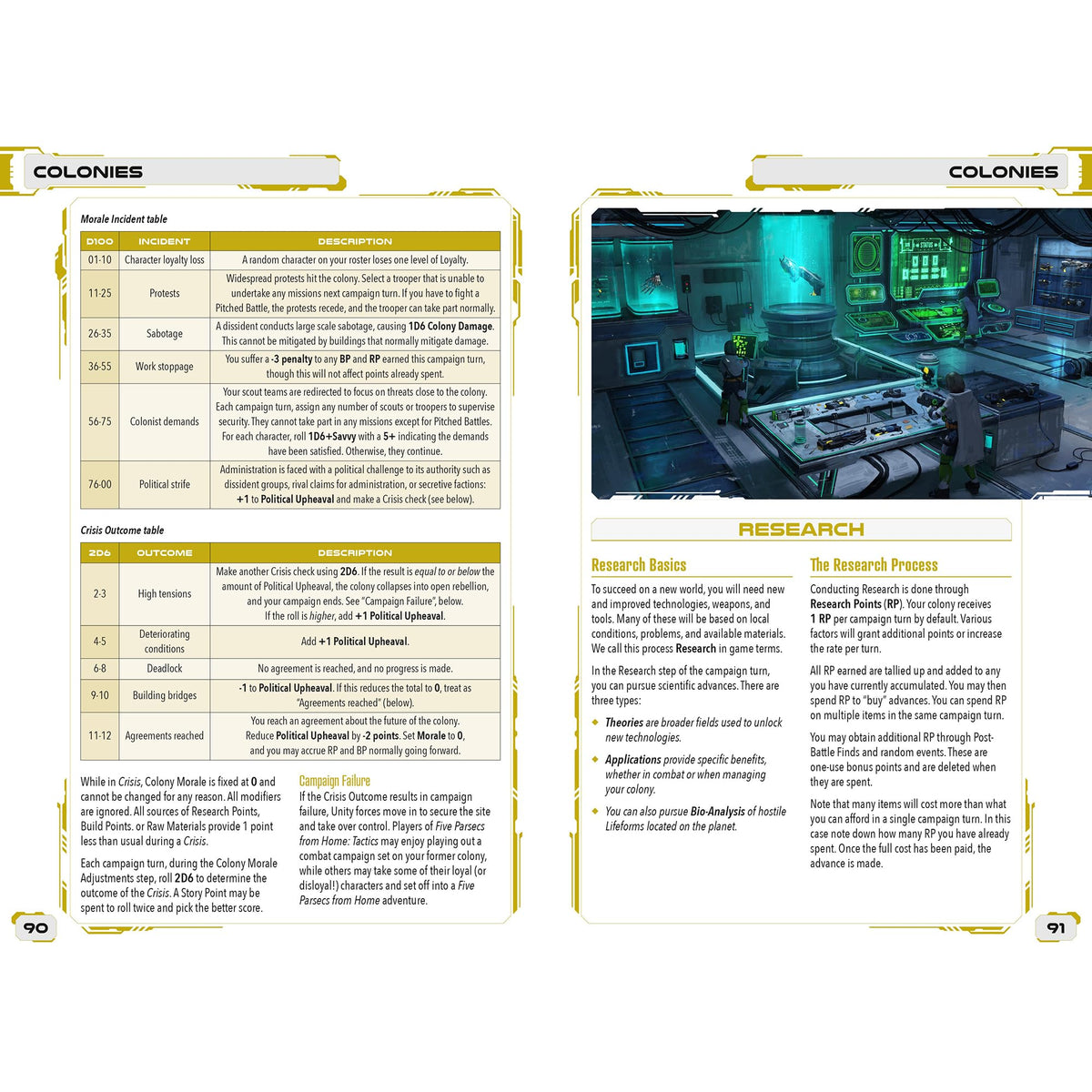 Modiphius Five Parsecs from Home: Planetfall - Hardcover RPG Book | Solo & Co-op Colony Management | 1-4 Players 5