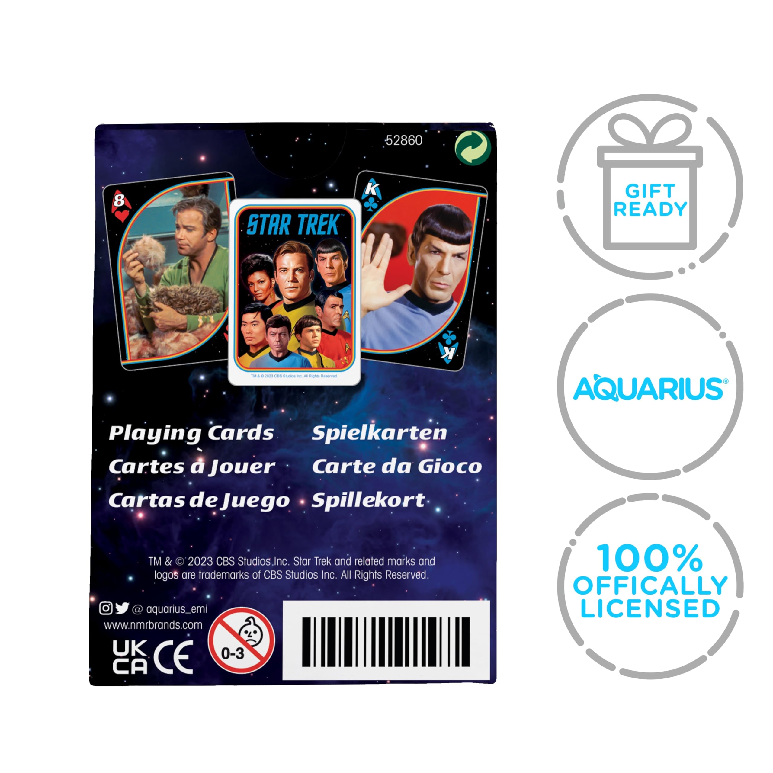 AQUARIUS Star Trek Original Series Playing Cards - Officially Licensed | Paper | English/French 7