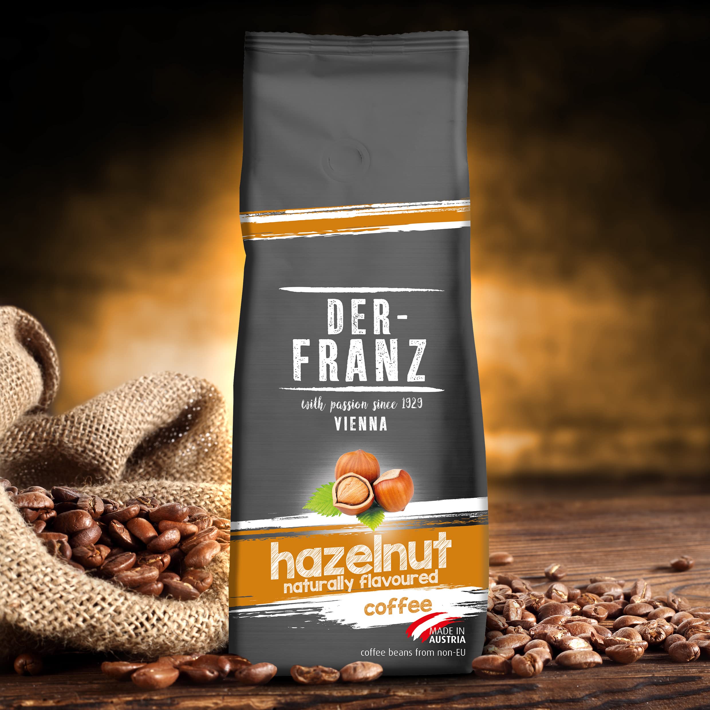Der-Franz Kaffee Medium Roast mit natürlicher Haselnuss, gemahlen, 2 x 500 g 6