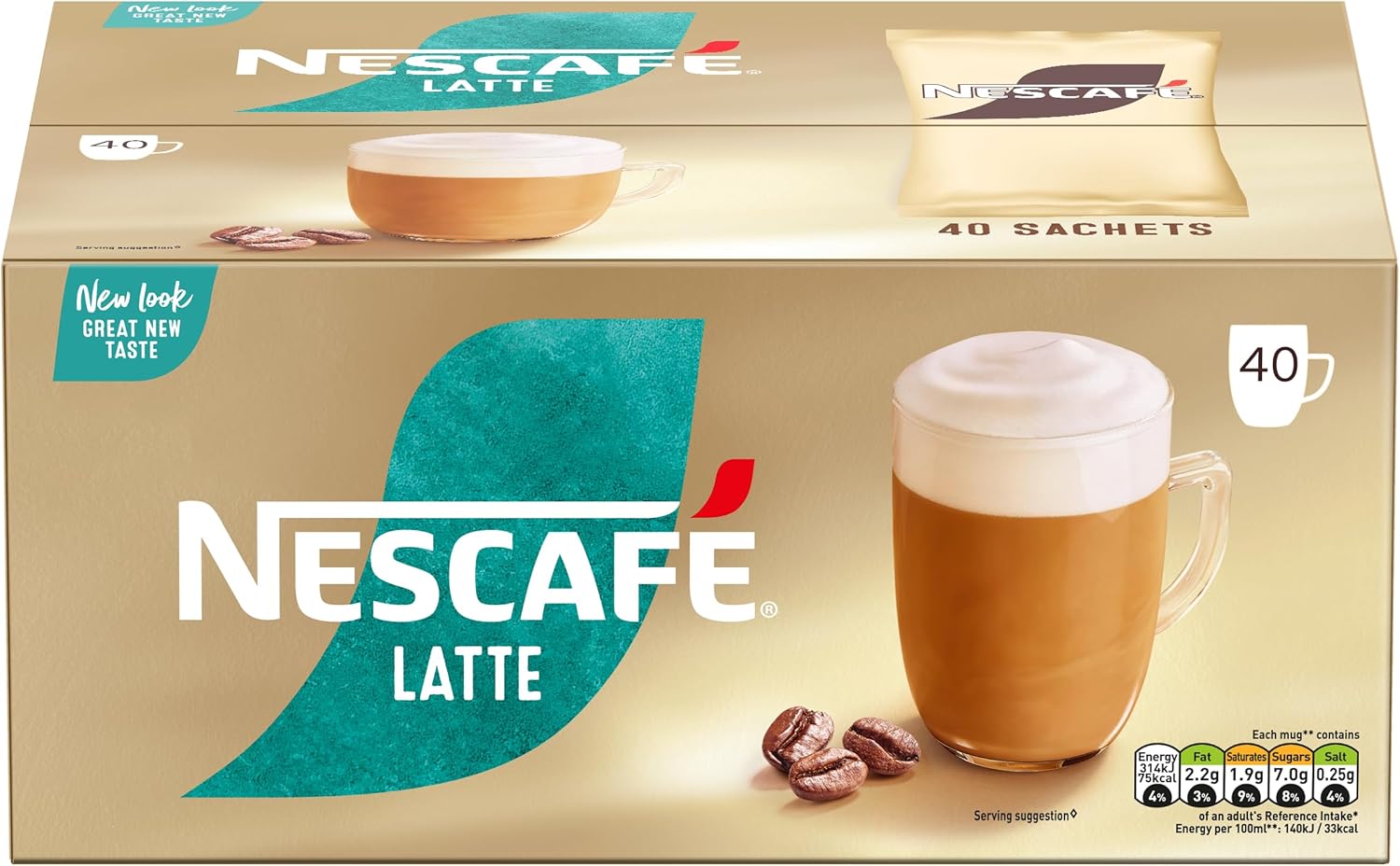 NESCAFÉ Gold Latte Instantkaffee-Beutel – 40 x 18 g 4