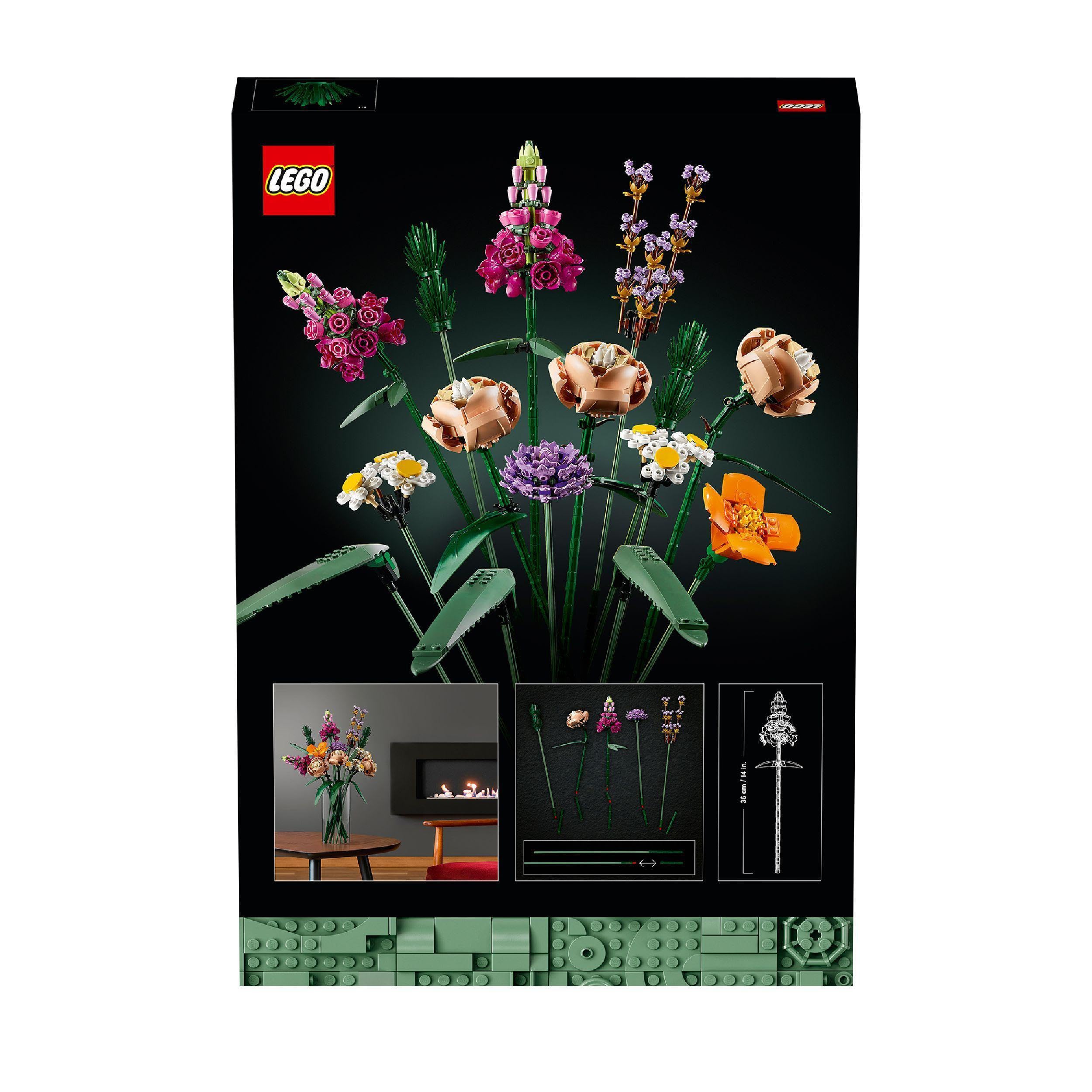 LEGO 10280 Blumenstrauß – Künstliche Blumen Bauset für Erwachsene 8