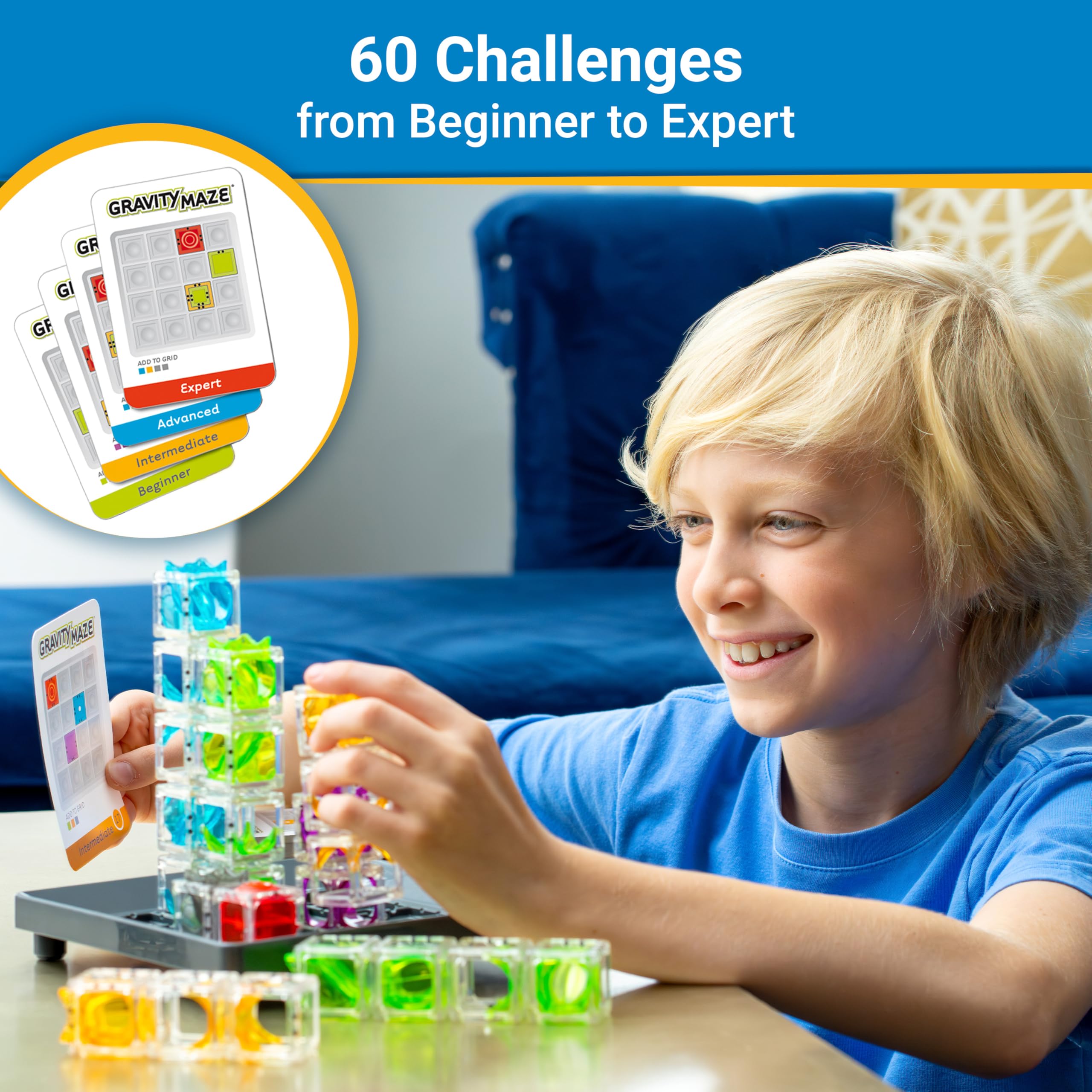 ThinkFun Gravity Maze Marble Run Logic Game and STEM Toy for Ages 8+ | 60 Challenges 3