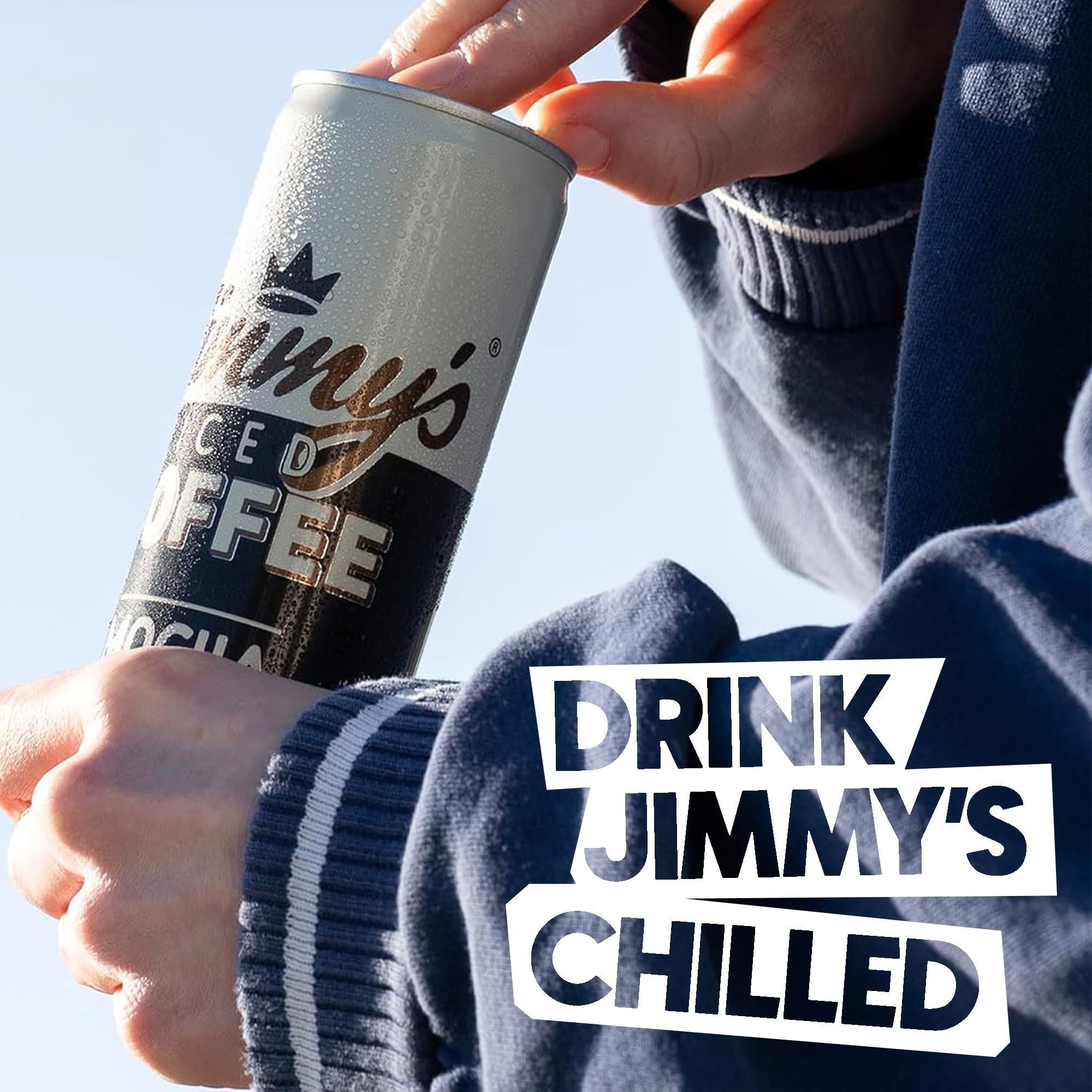 Jimmy's Iced Coffee Mocha SlimCan 250 ml - Ethically Sourced Colombian Coffee & Chocolate 4