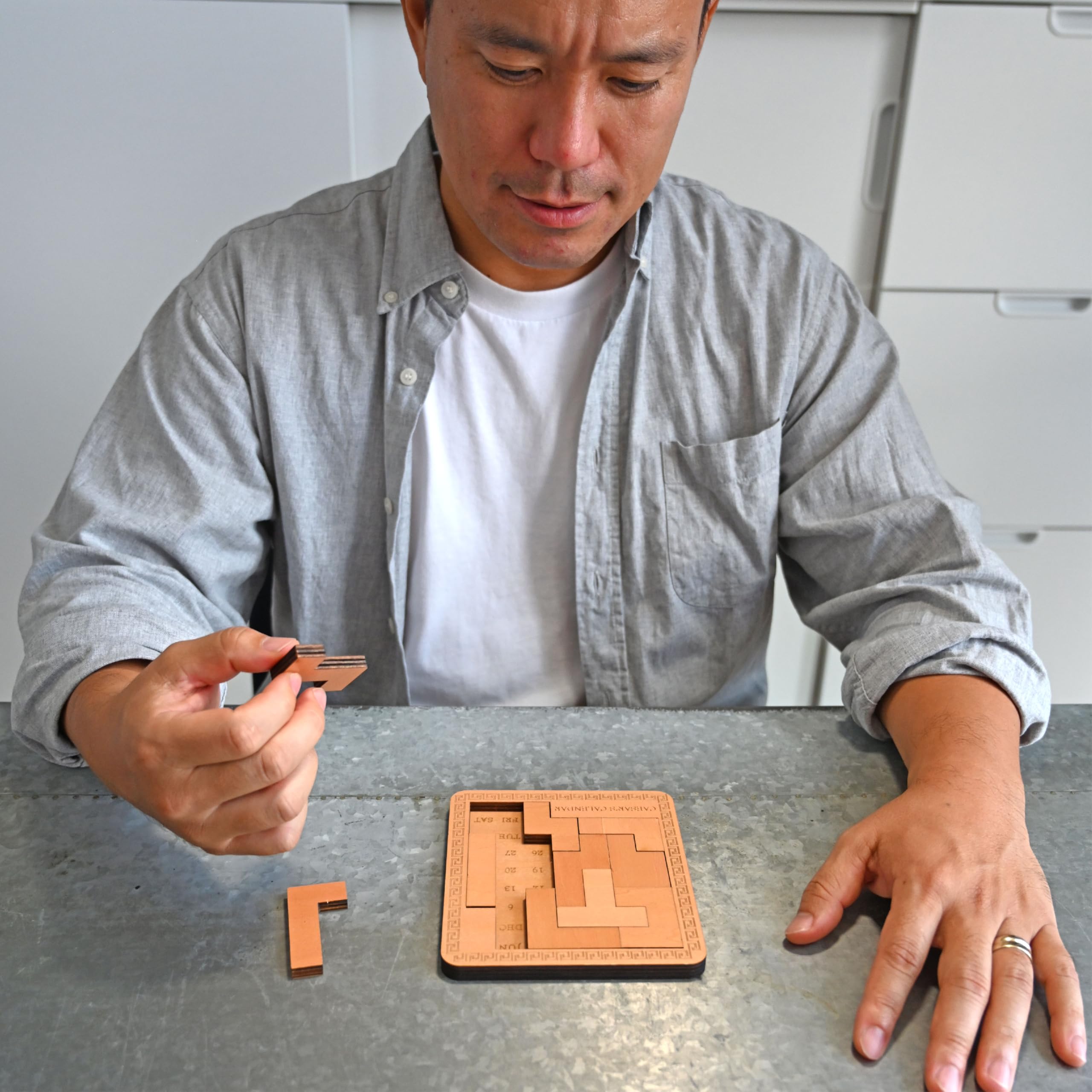True Genius: Caesar's Calendar - 365-Day Wooden Brain Teaser Puzzle for Adults & Kids 10