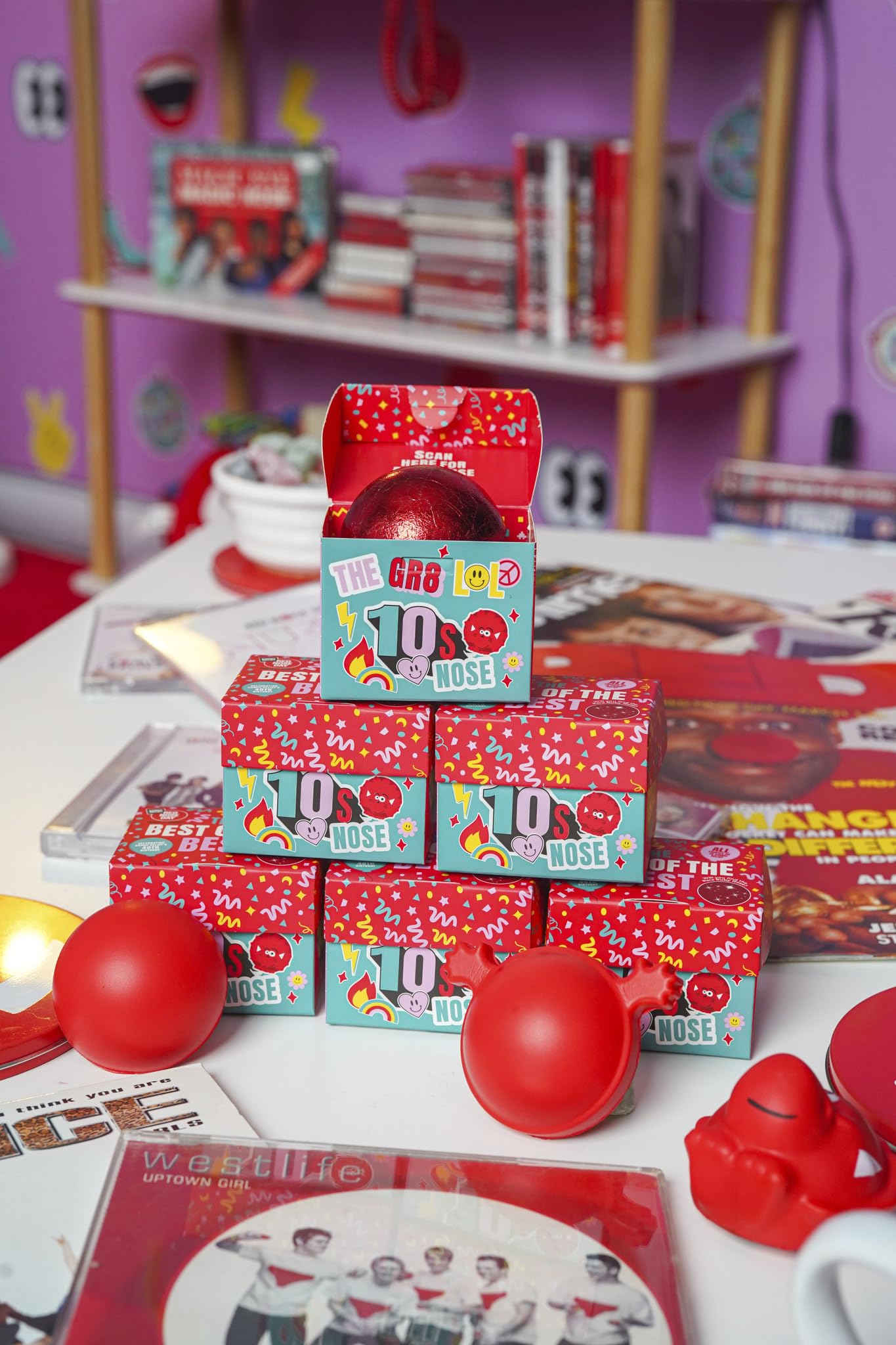 Comic Relief Red Nose Day 2025 - Collectible Red Nose (Random Design)