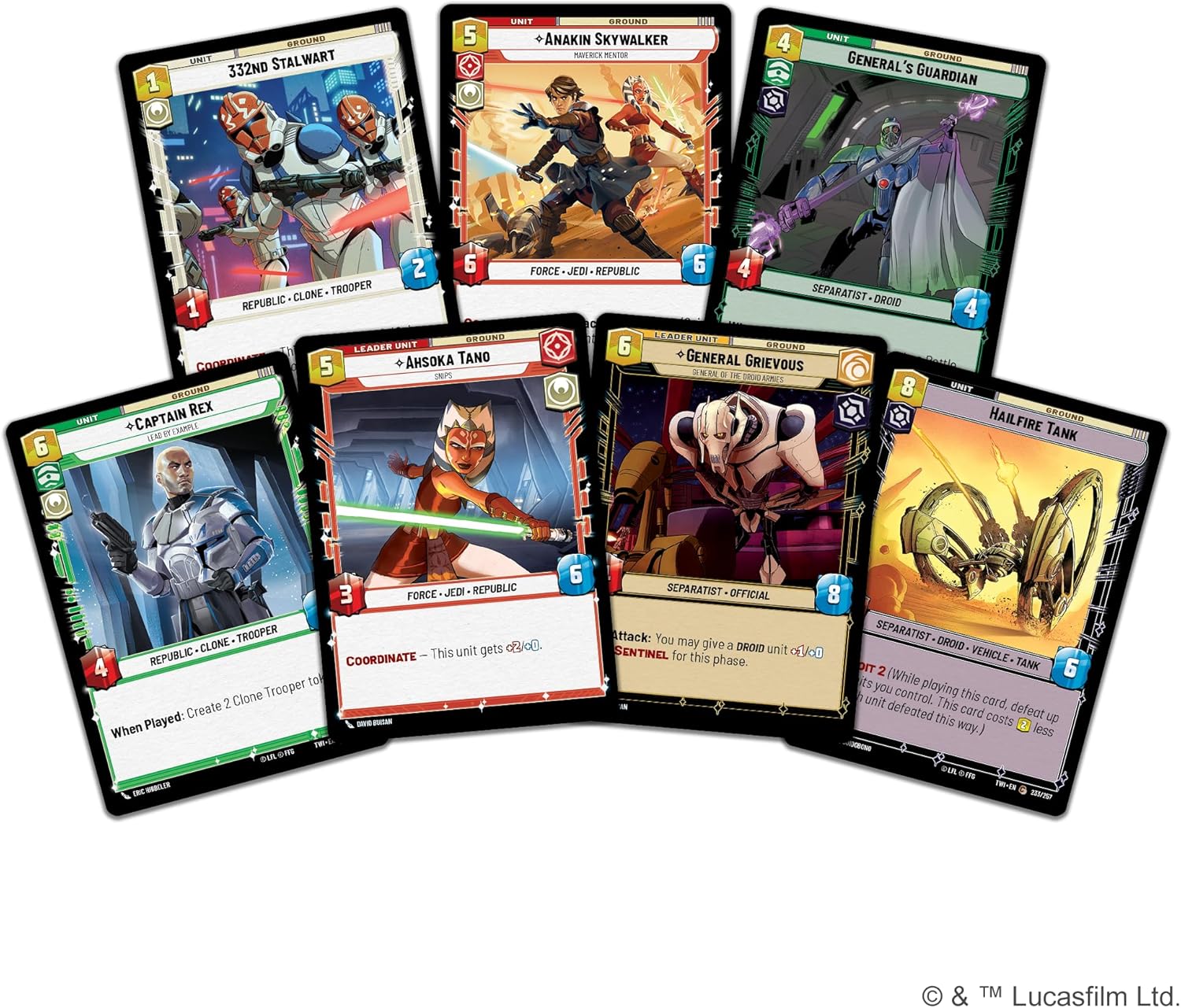 Fantasy Flight Games Star Wars: Unlimited Twilight of the Republic Two-Player Starter Set (FFGSWH0303) 8