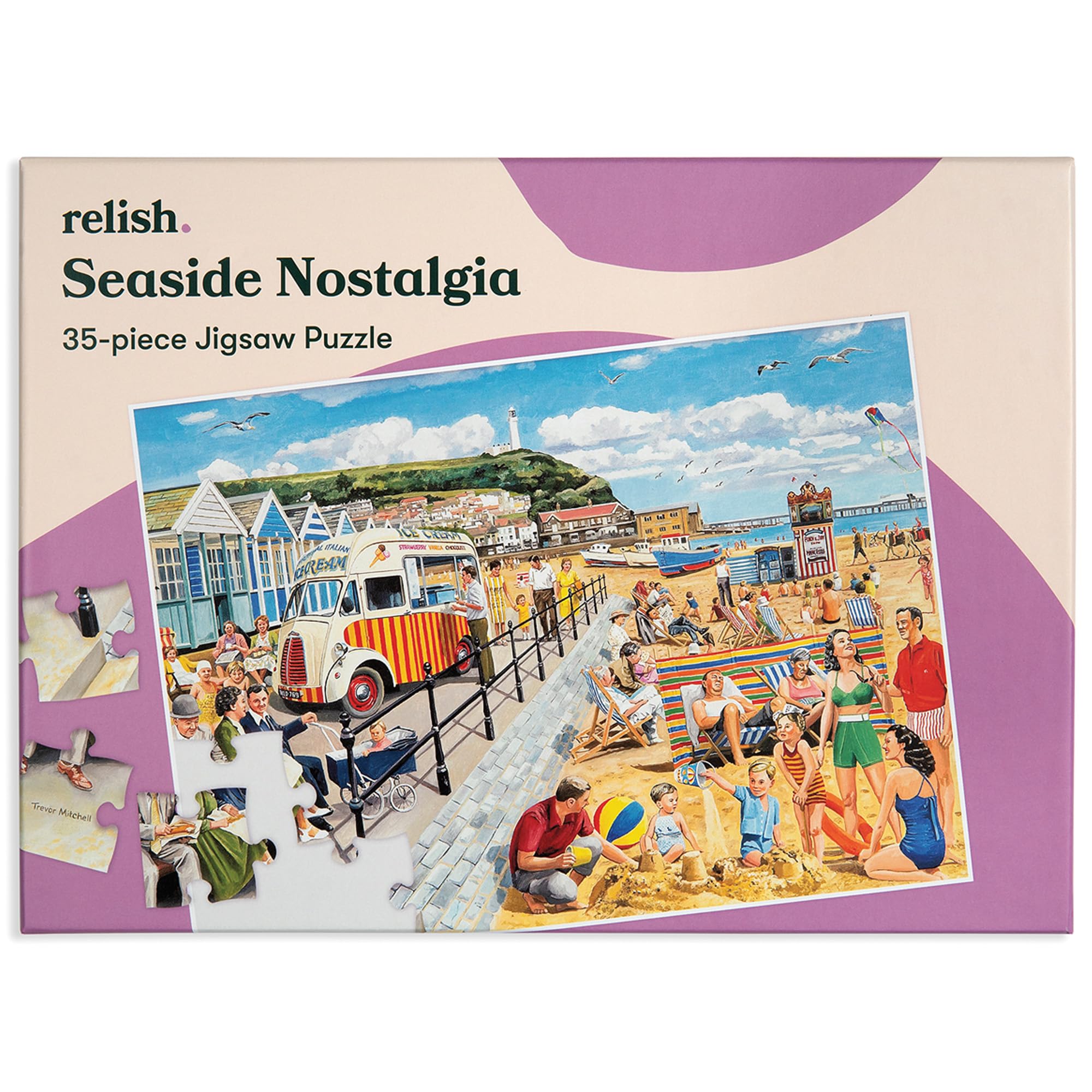 Relish Seaside Nostalgia Jigsaw Puzzle - 35 Large Pieces | Dementia Friendly