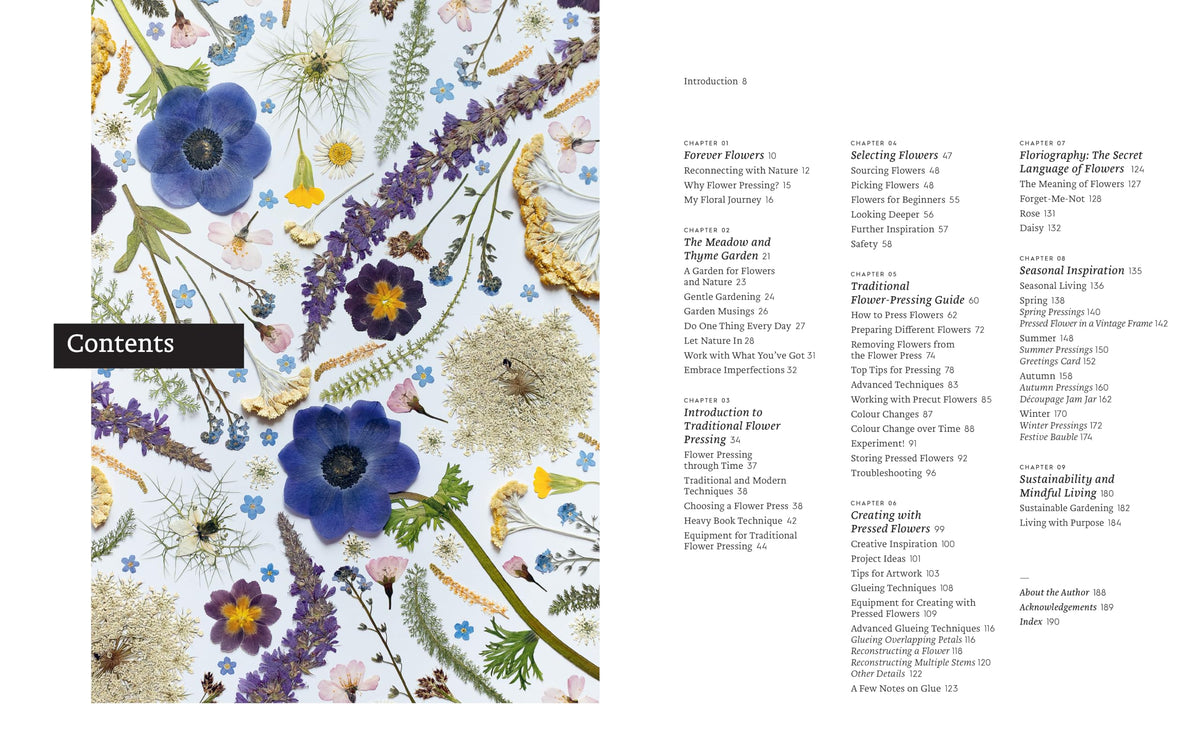Quarry Books The Pressed Flower Handbook - Connecting with Nature Through Floral Crafts