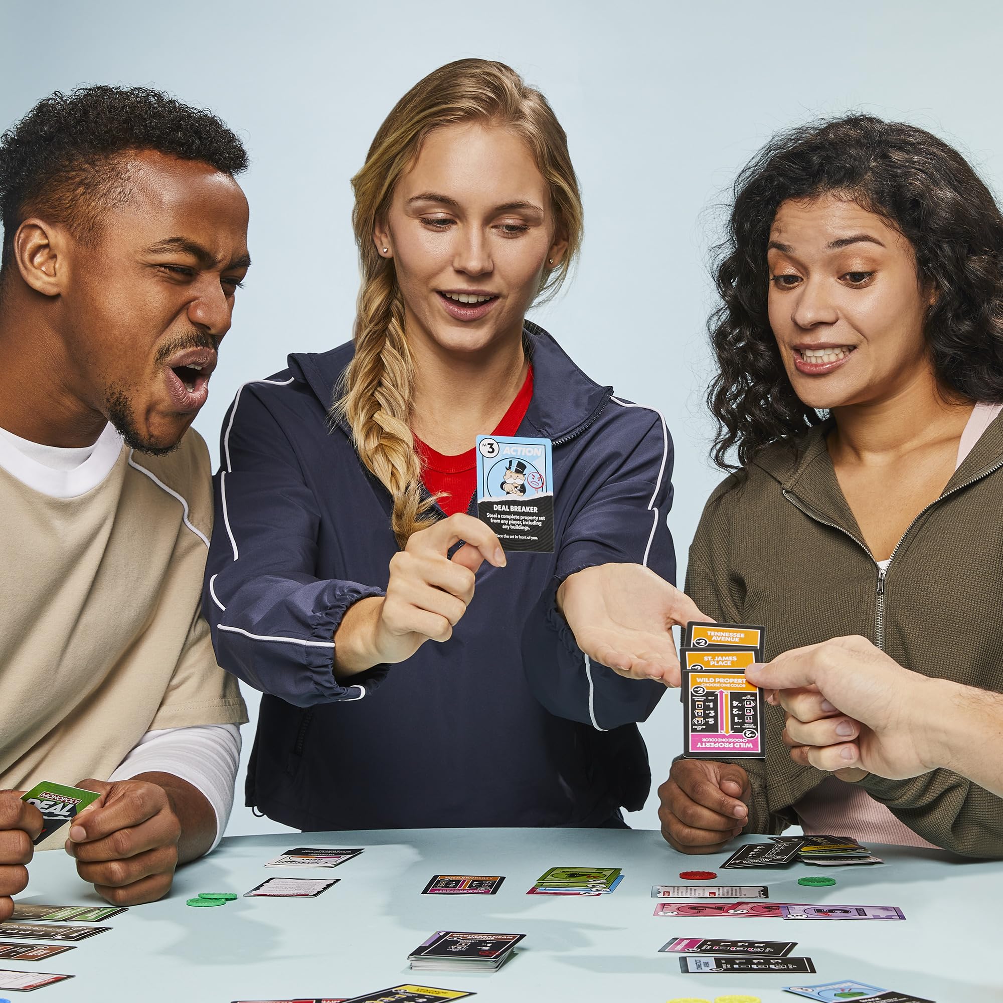 Monopoly Brand Monopoly Deal No Mercy Card Game - Ruthless Edition | Ages 8+ | 2-5 Players | 15 Min Playtime