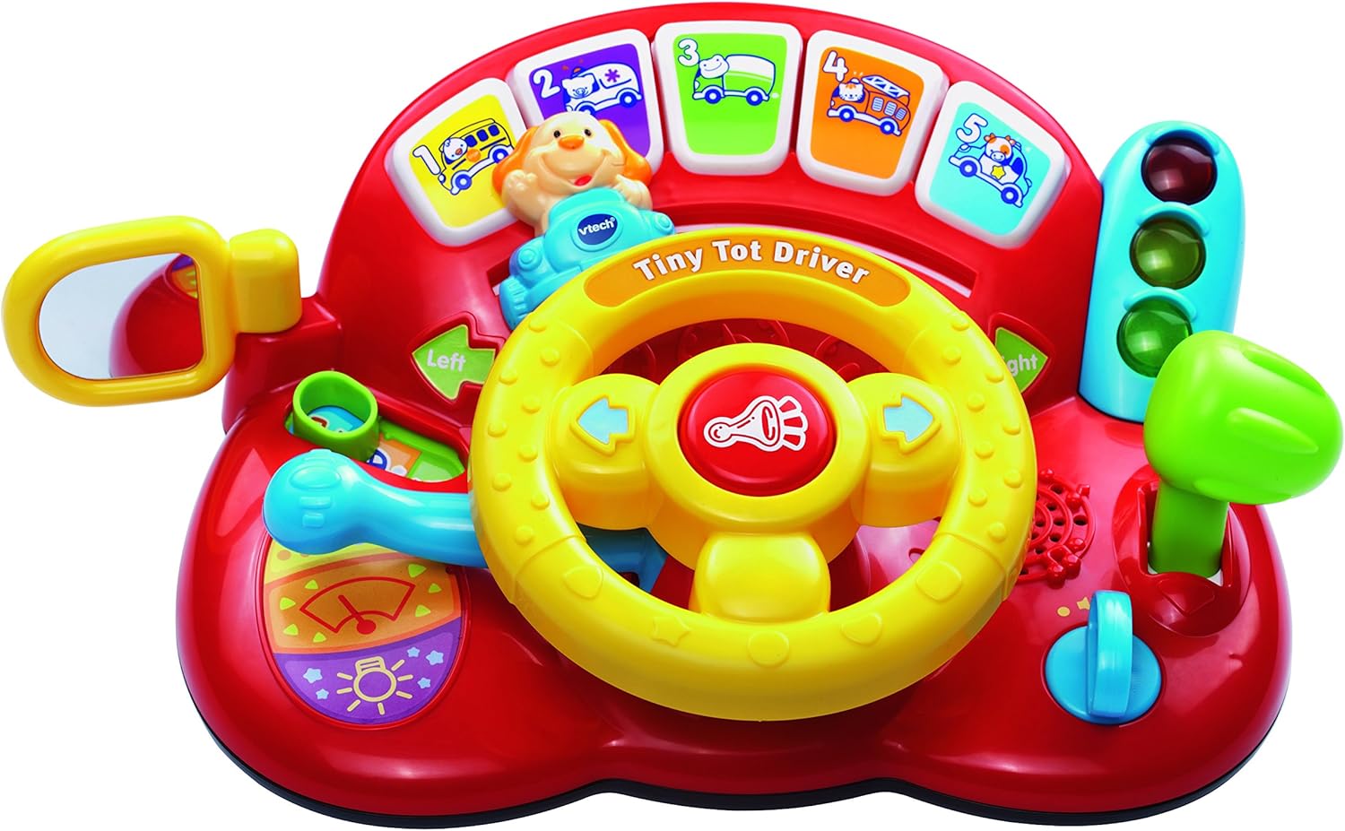 VTech Baby Tiny Tot Driver - Interactive Steering Wheel Toy for Toddlers 12 Months+
